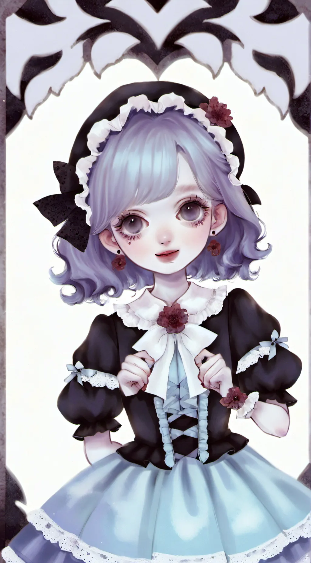 ai character: MHA meme background