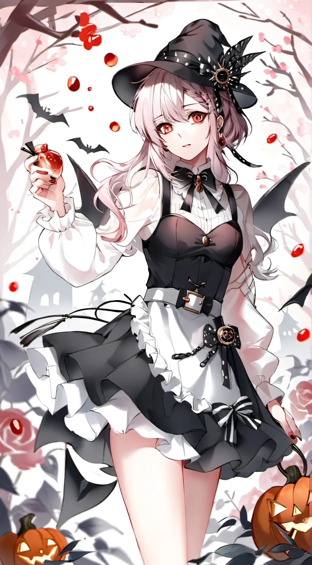 ai character: FPE HALLOWEEN 🎃👻 background