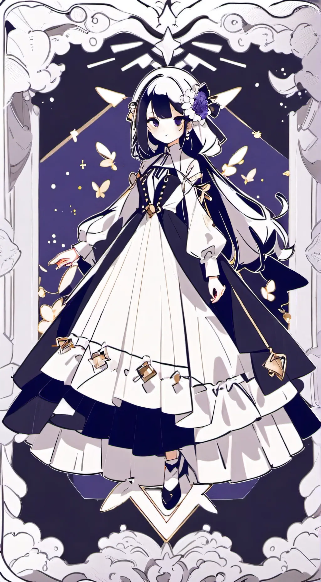 ai character: Witches&knight background