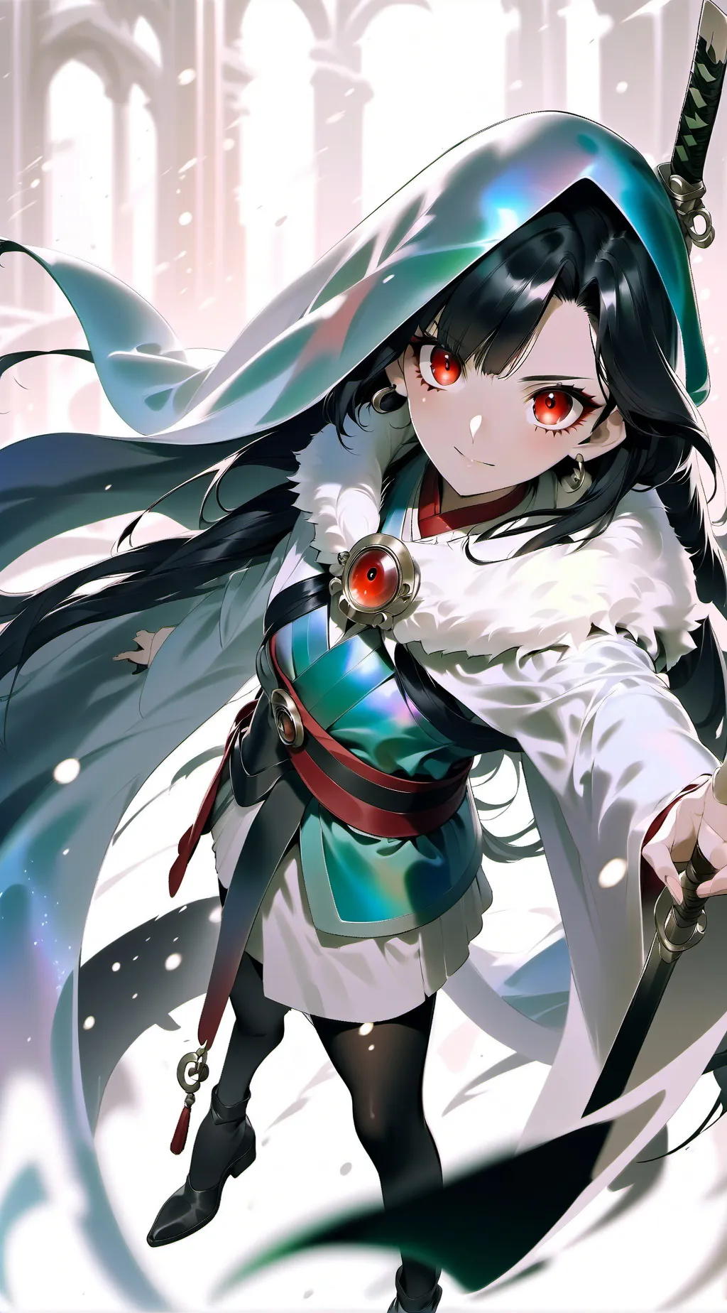 ai character: Neva Frostine  background