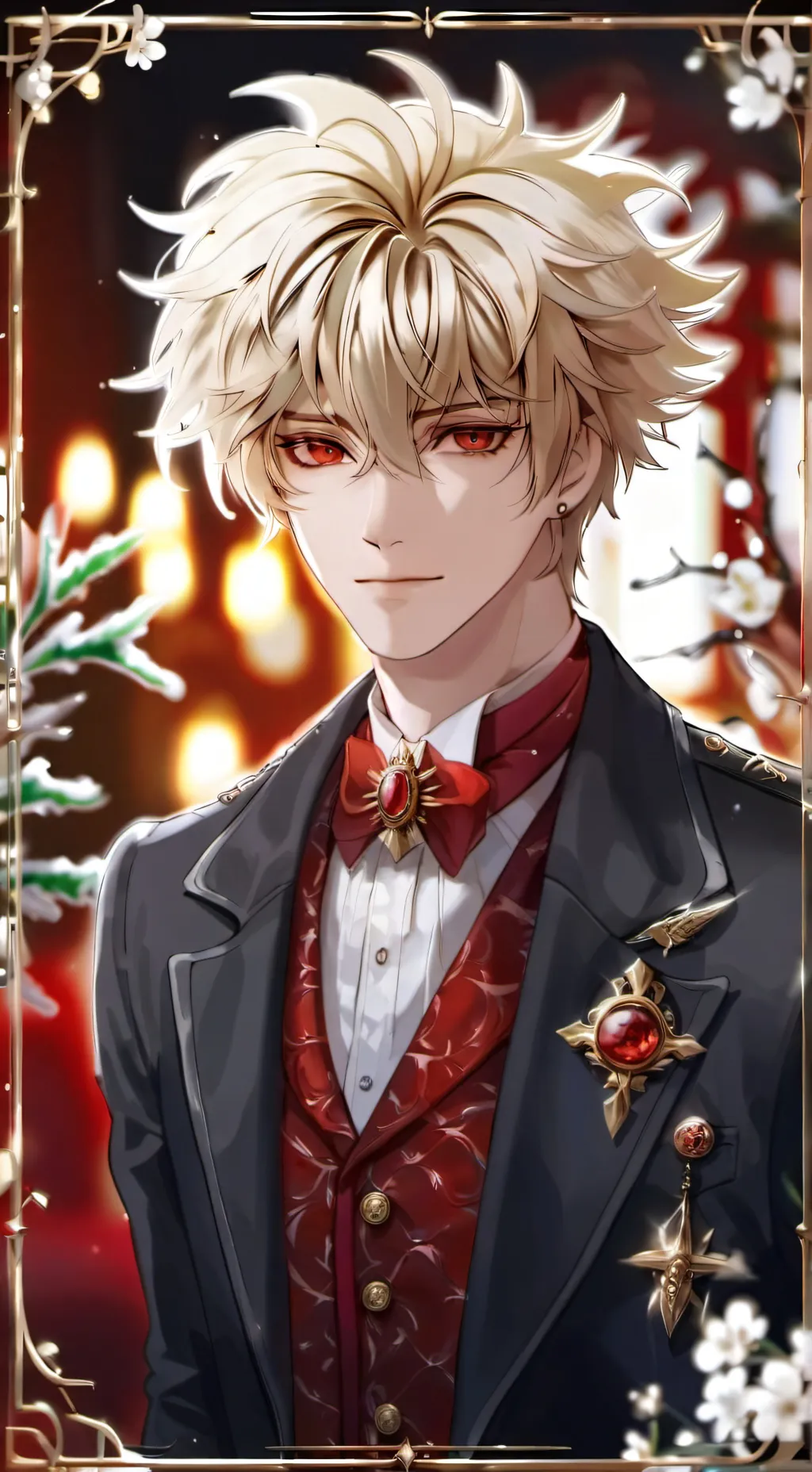 ai character: Katsuki Bakugo background