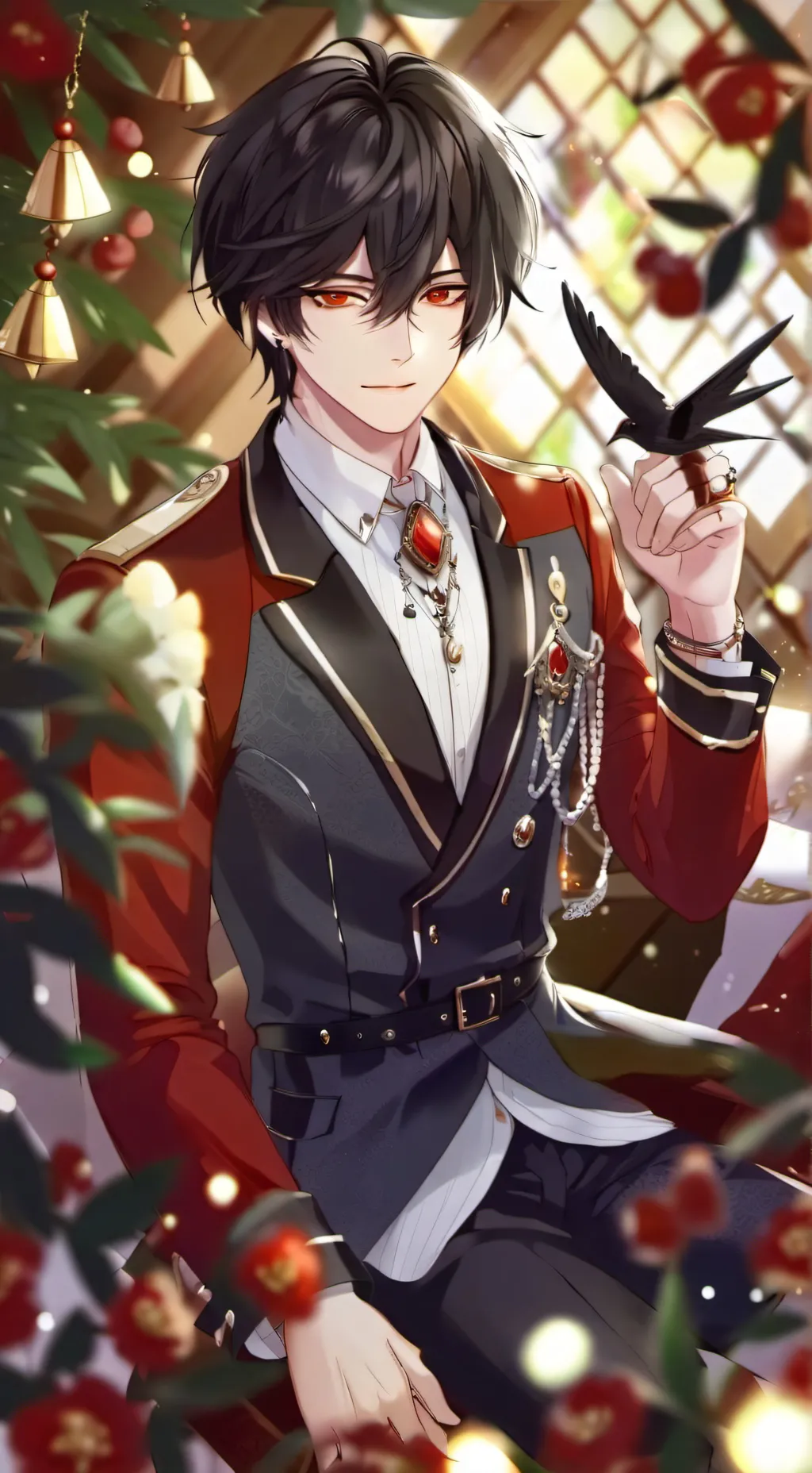 ai character: Axel  background