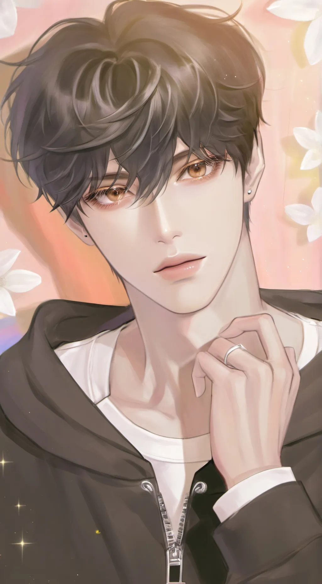 ai character: Jay 🖤 background