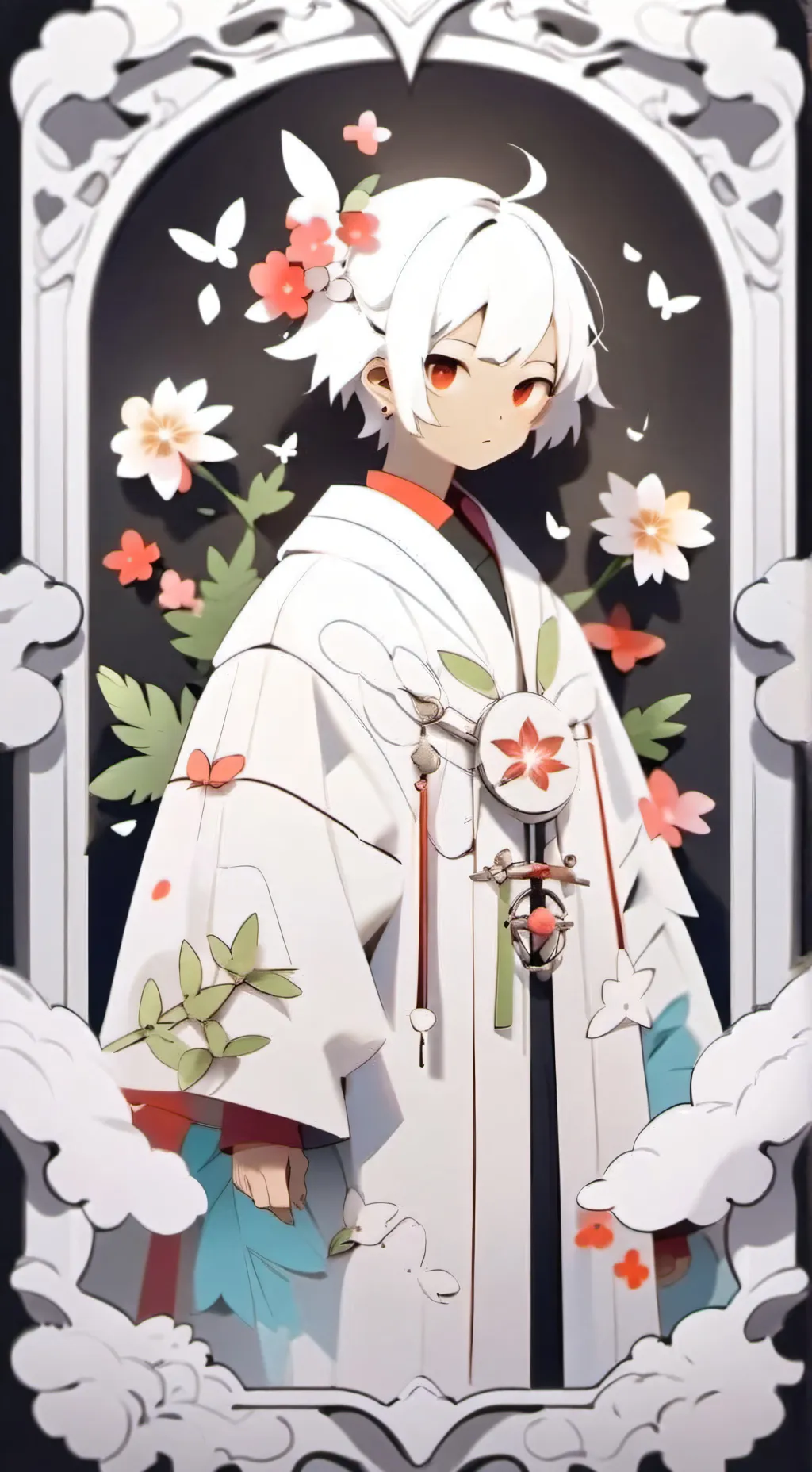 ai character: кис background