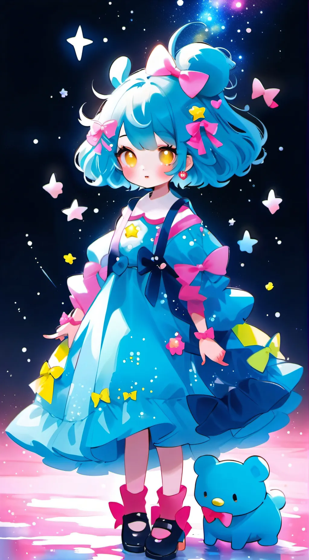 ai character: Poppy background