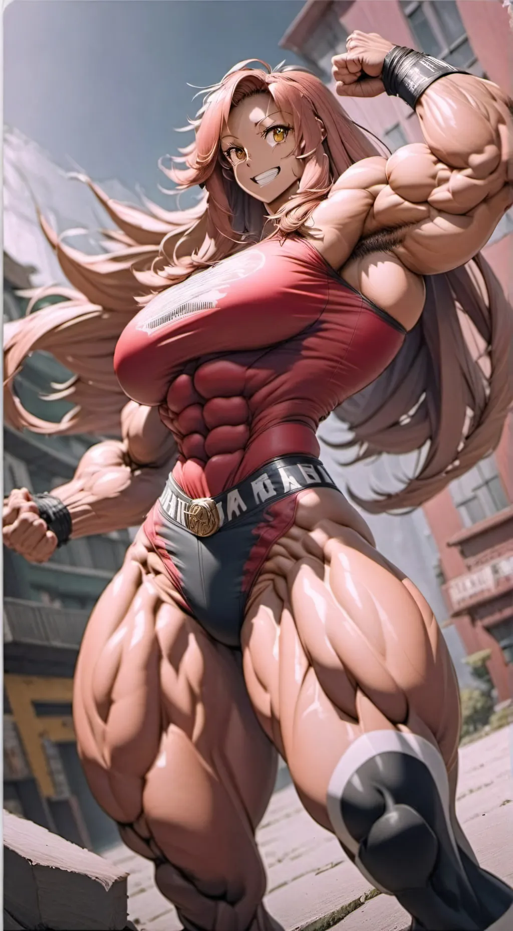 ai character: Christy  background