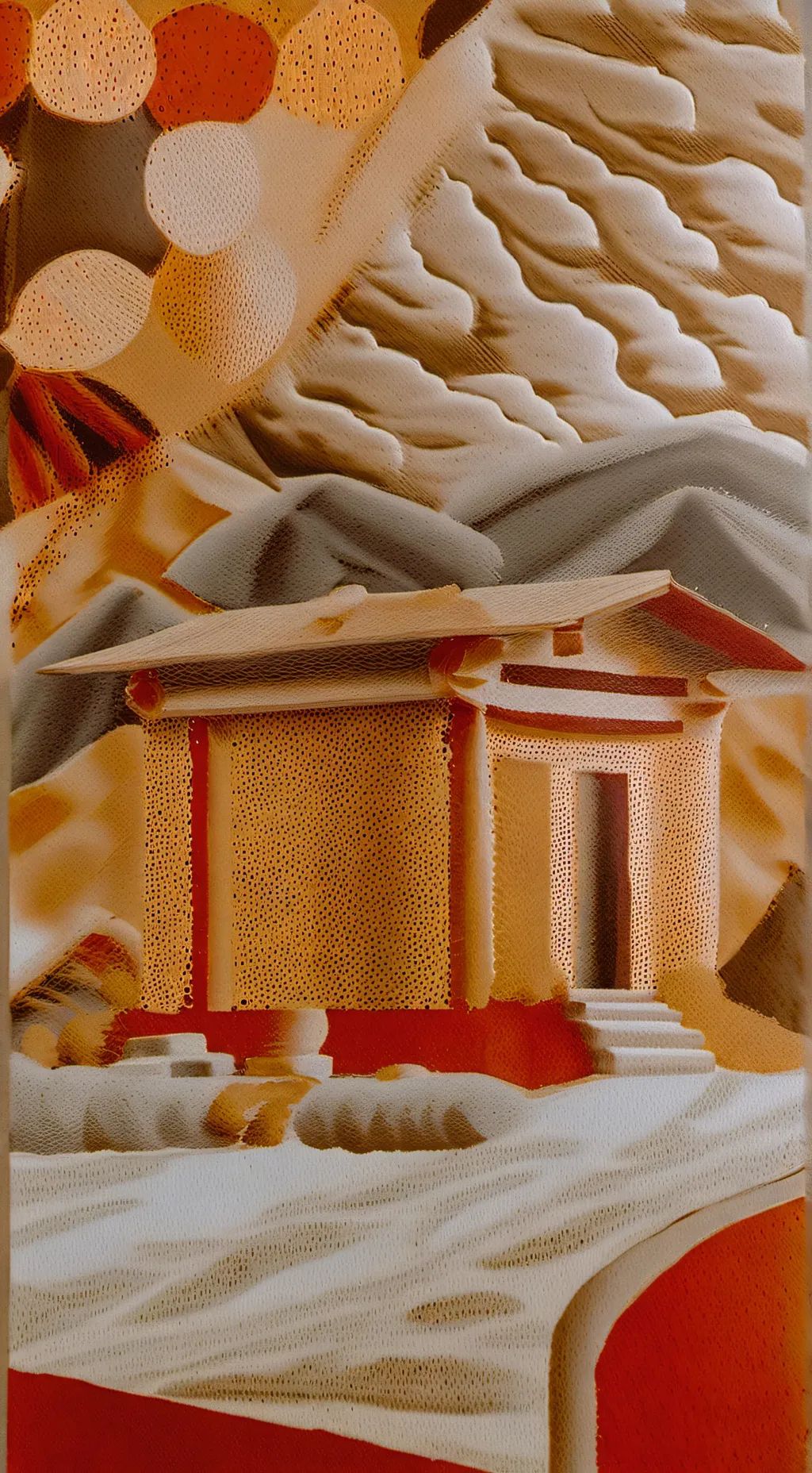 ai character: horror movie meme background