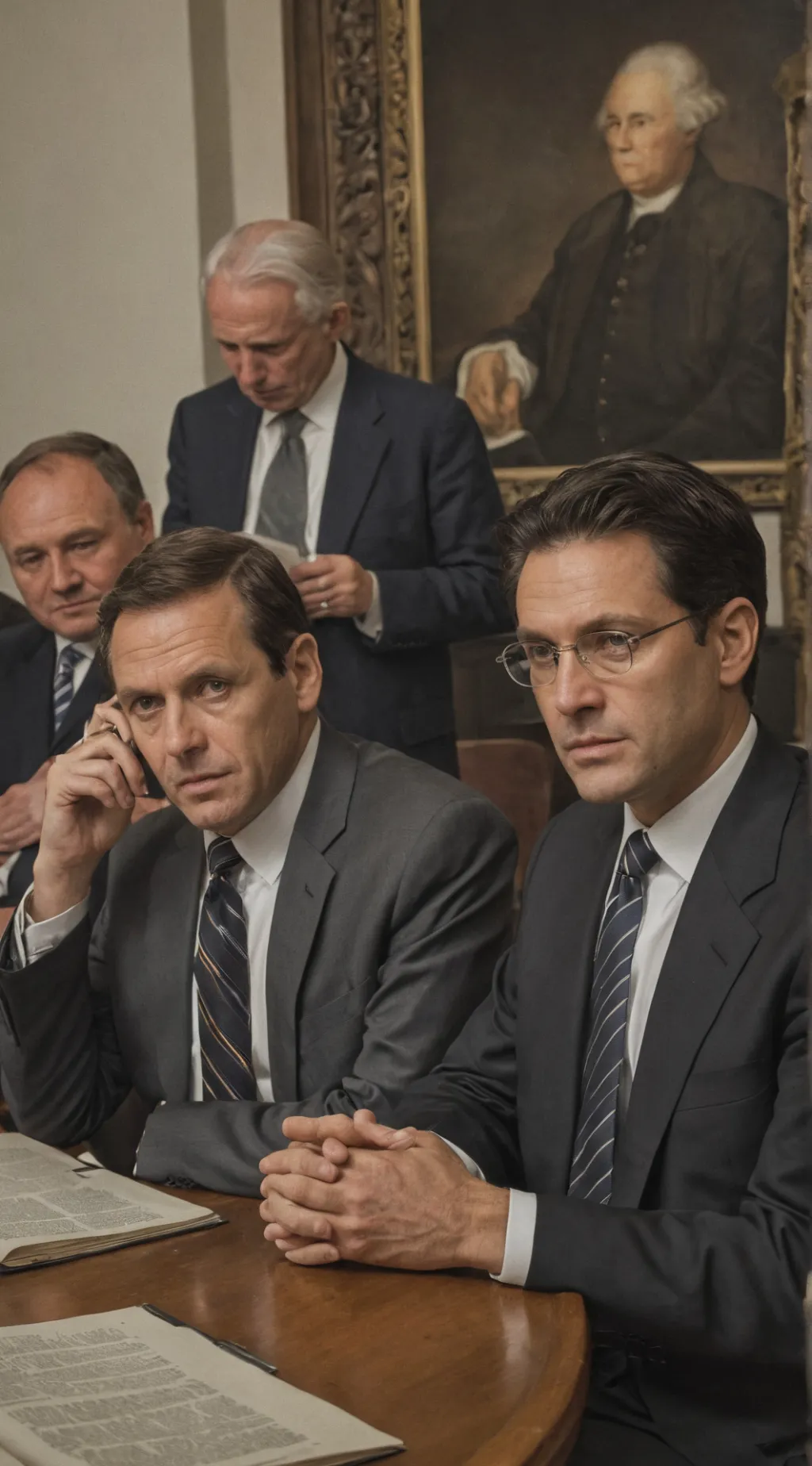 ai character: Over lord meeting background