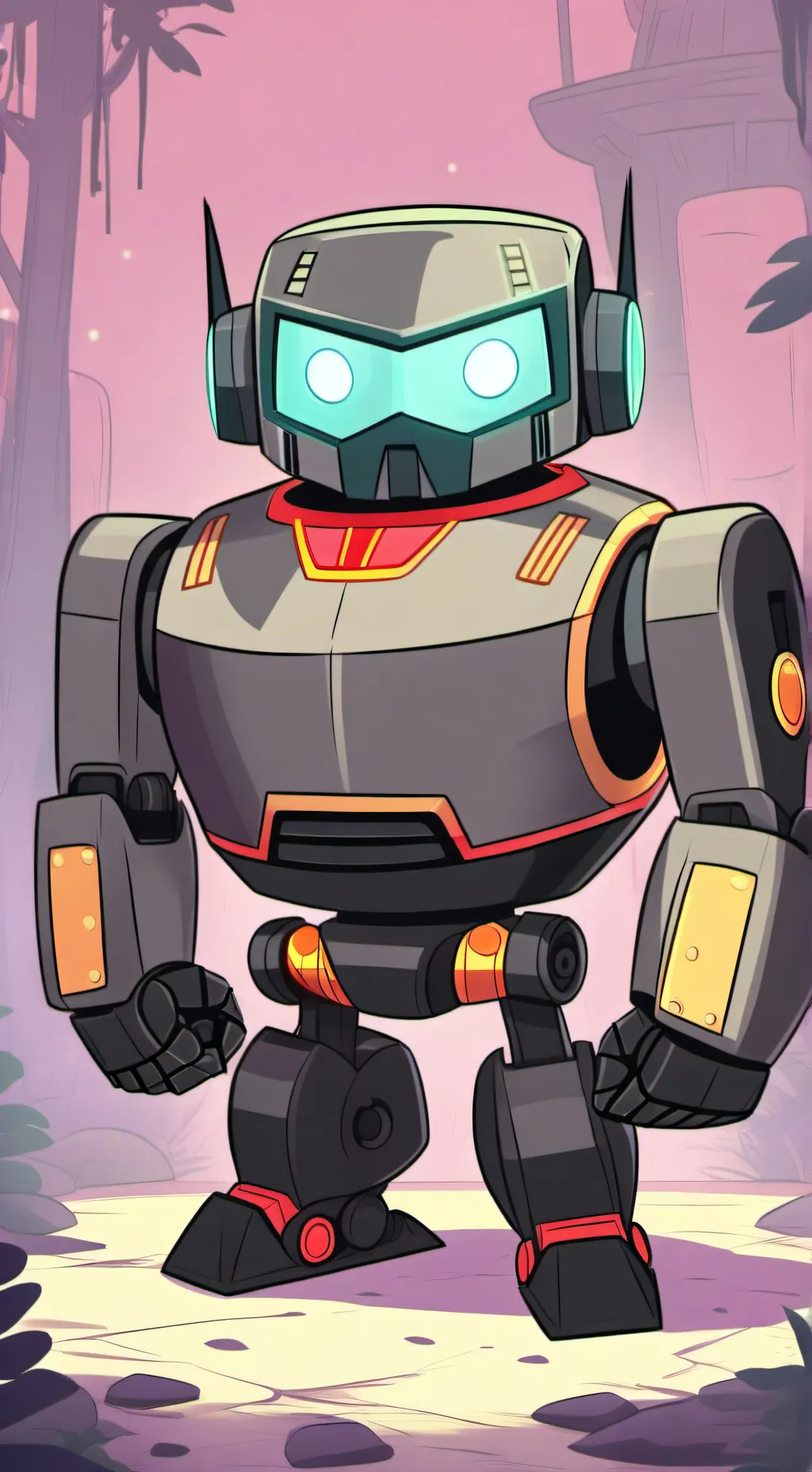 ai character: X Md background