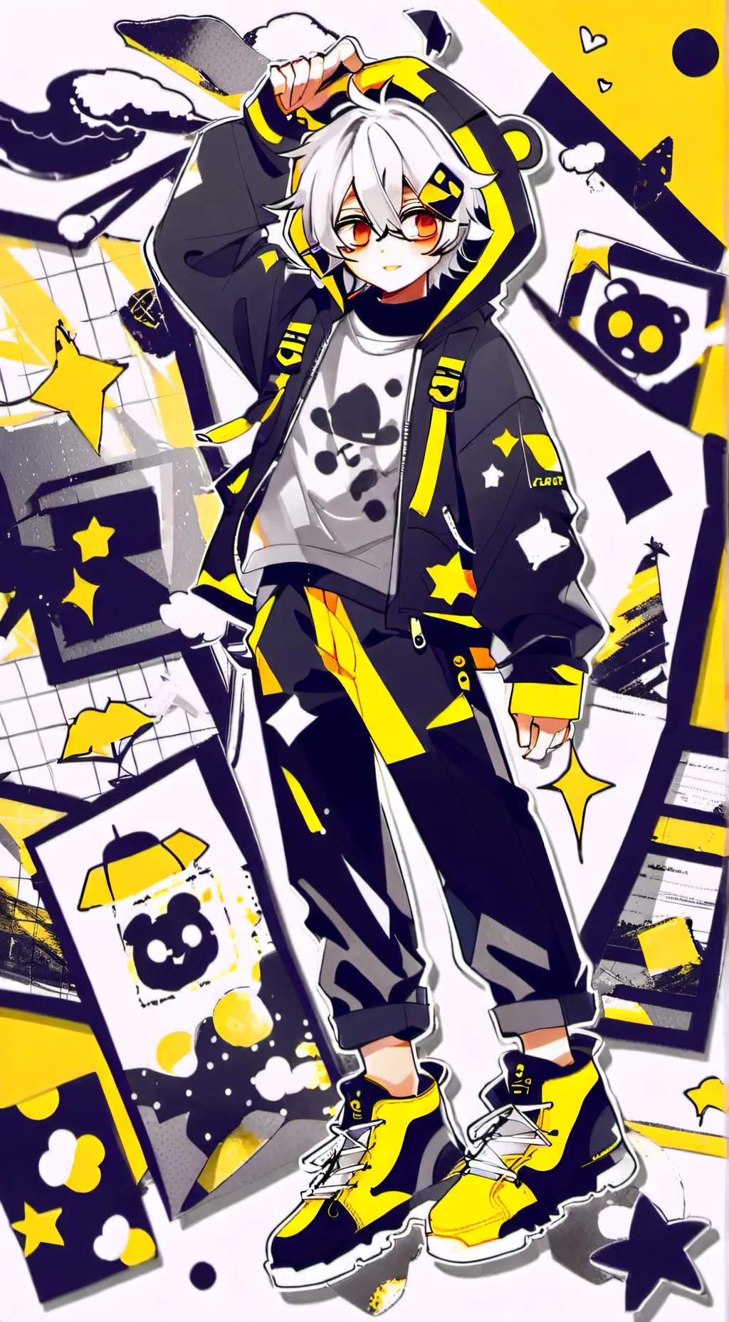 ai character: noam background