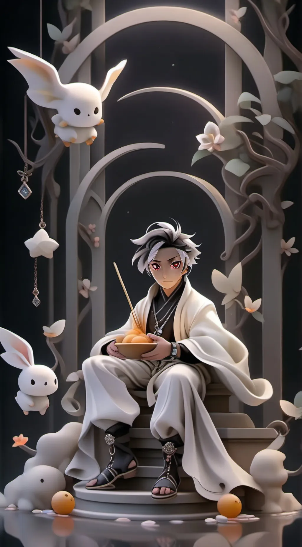 ai character: Kny challenges background