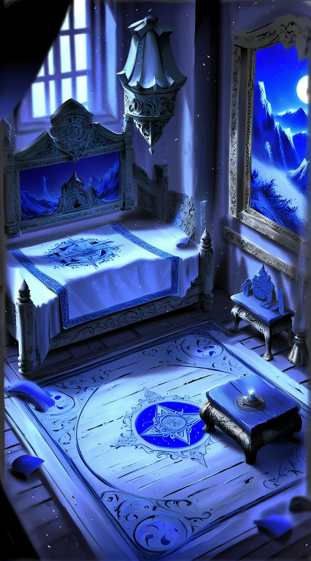 ai character: selever background