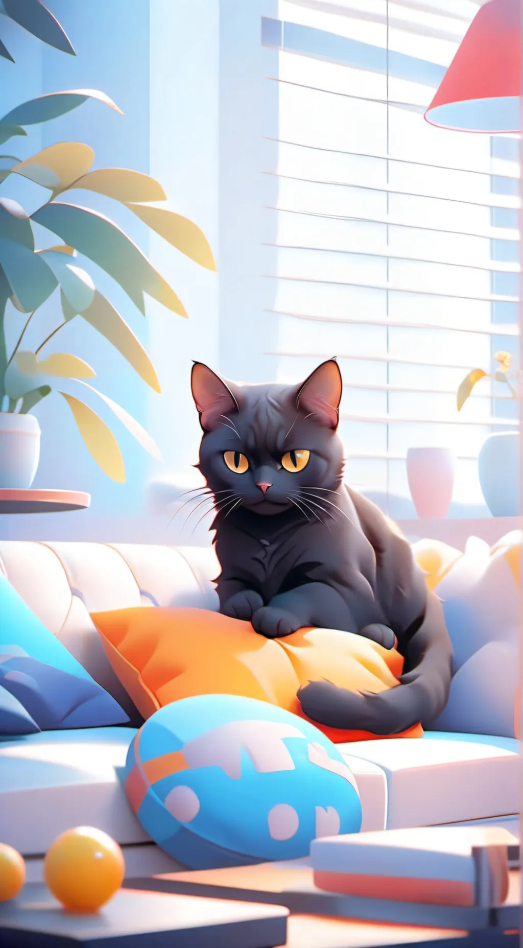 ai character: Blackie background