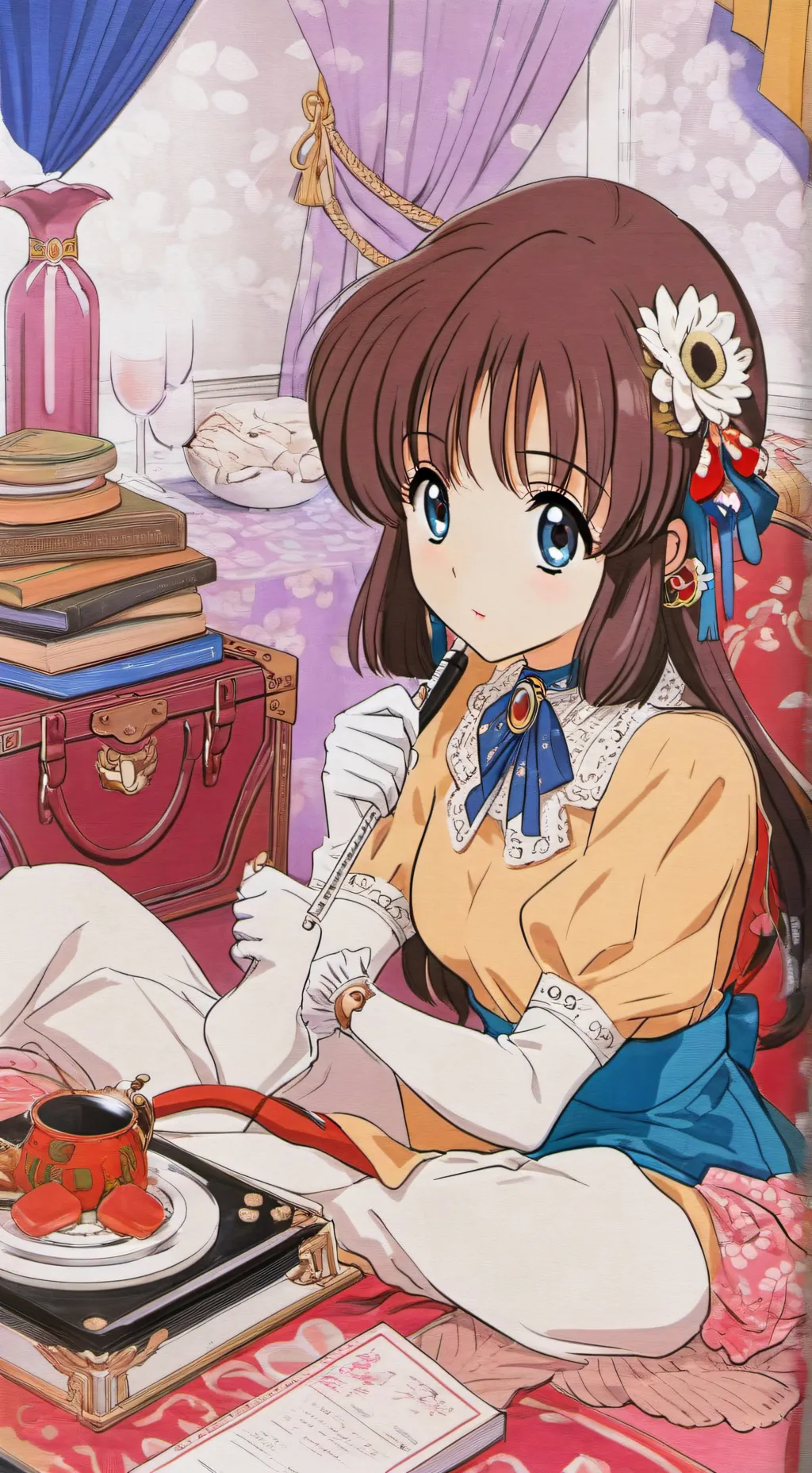 ai character: Nelly  background