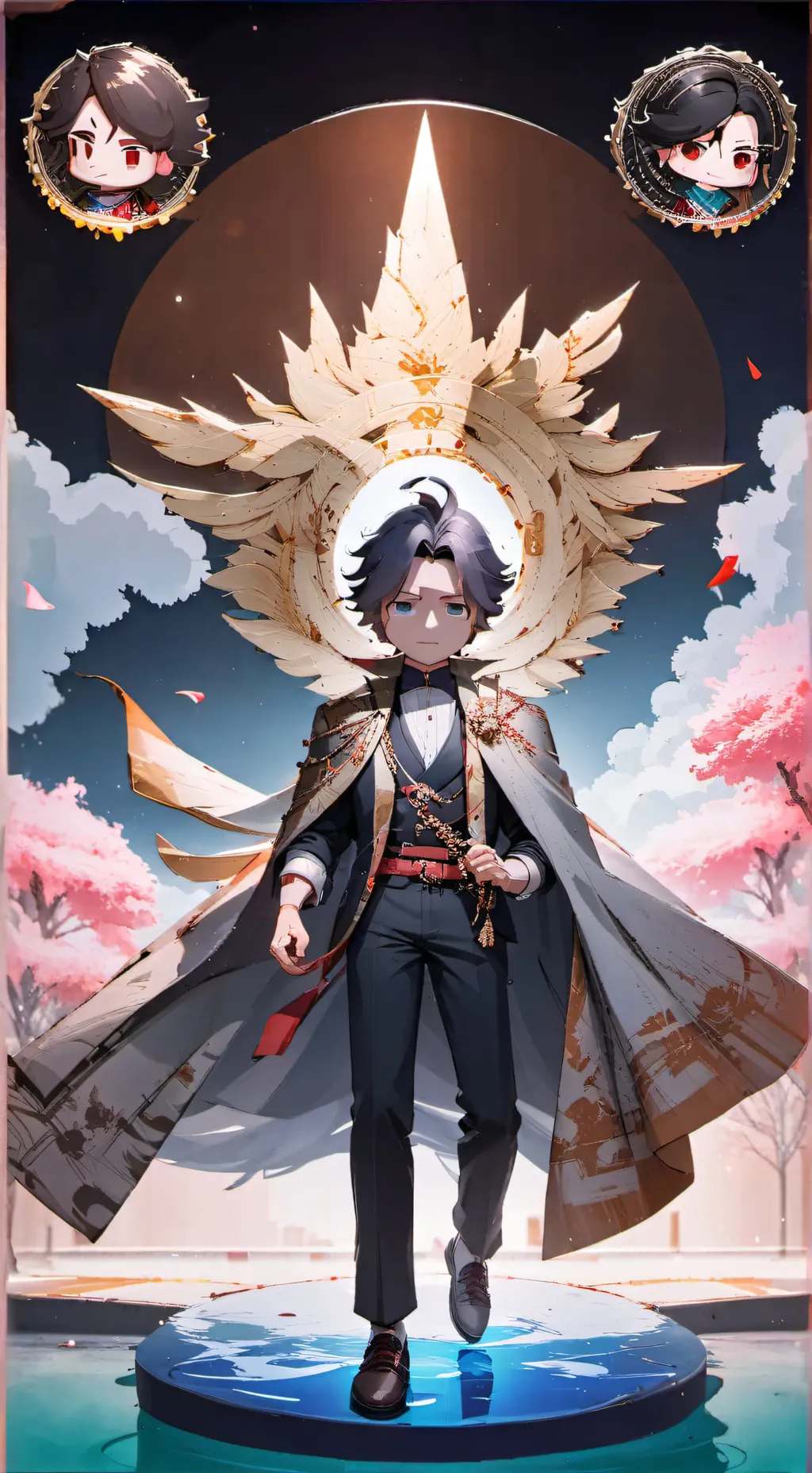 ai character: Isaac  background