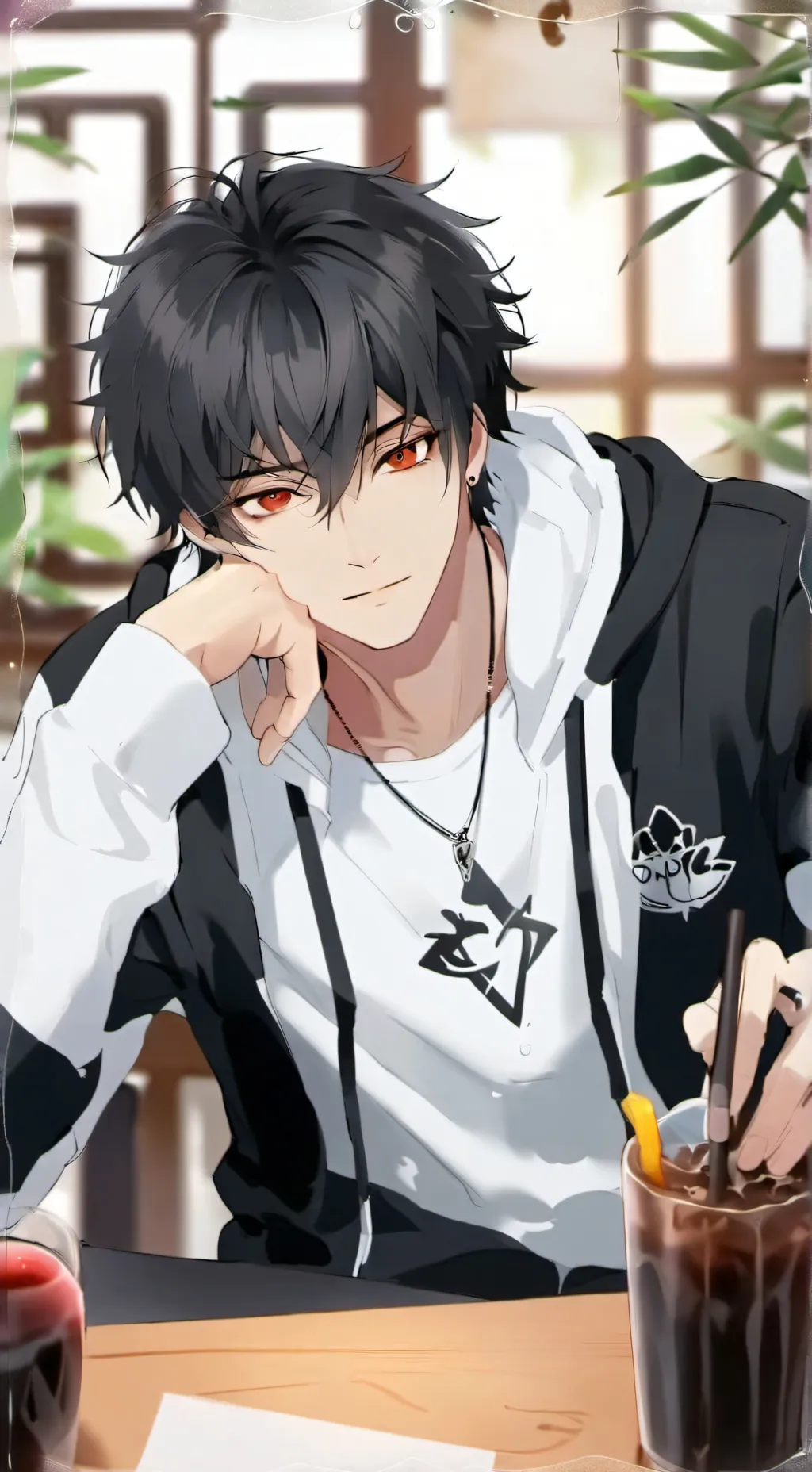 ai character: Michael  background