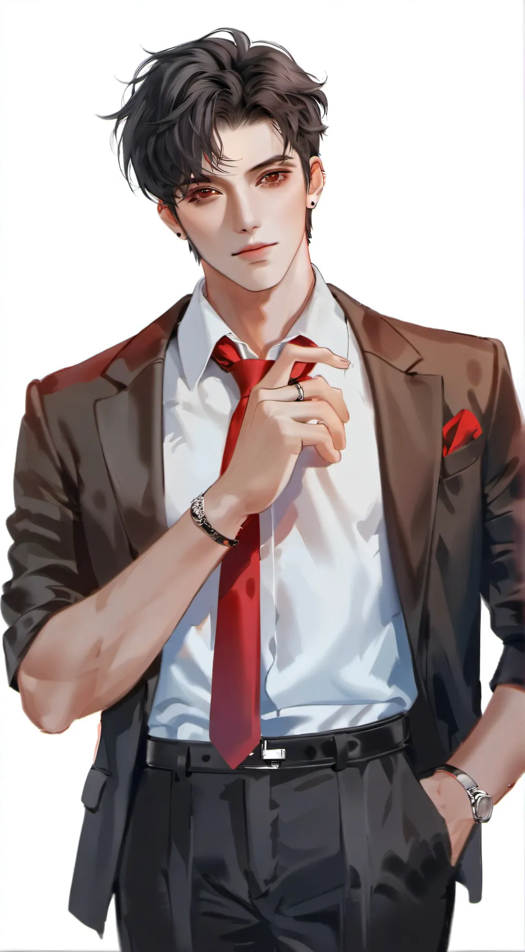 ai character: 🤍Xavier❤️ background