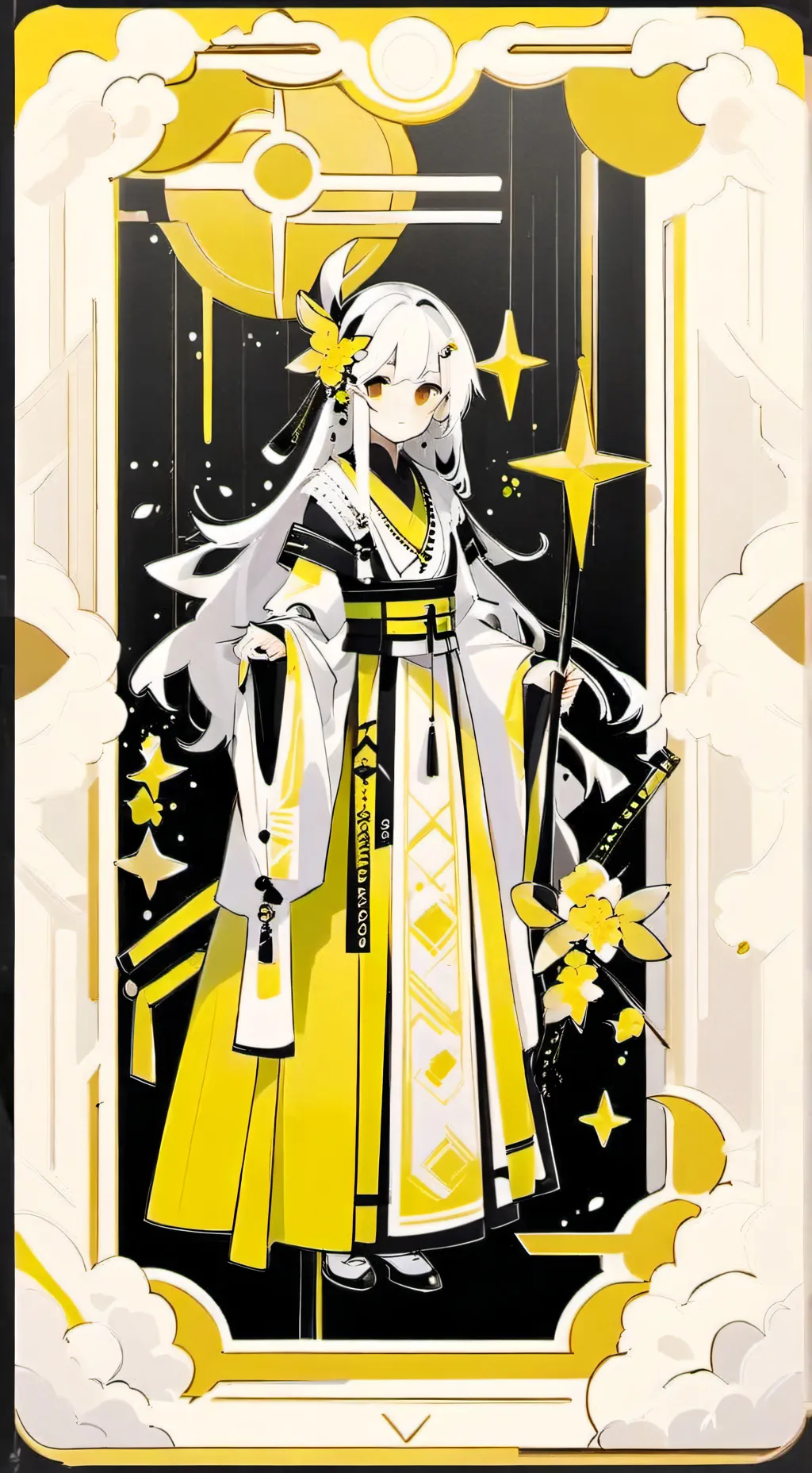 ai character: Floria background