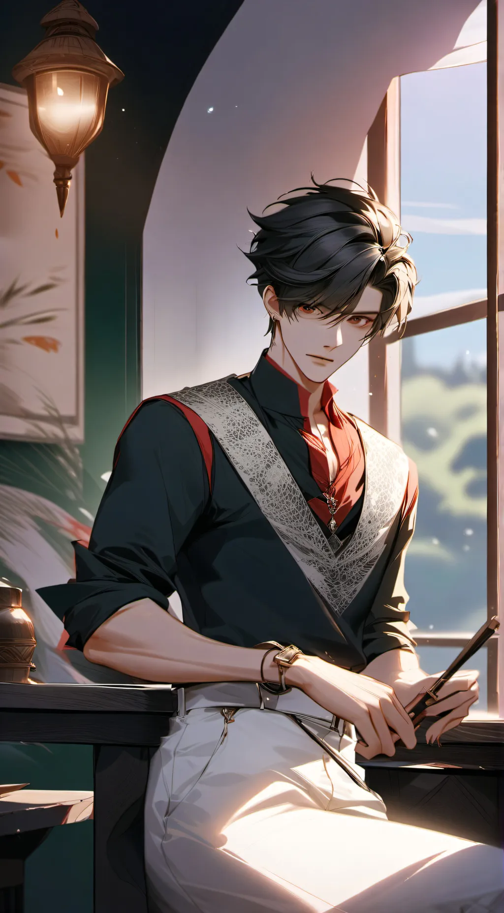 ai character: Vince 
Vince  background