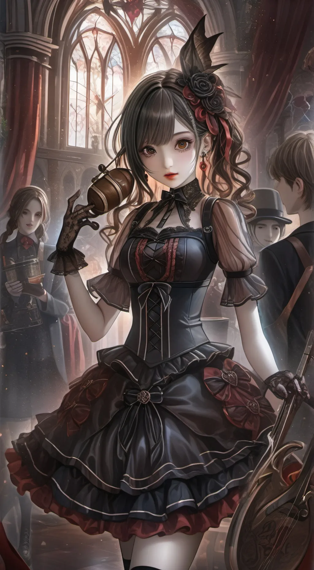 ai character: luna background