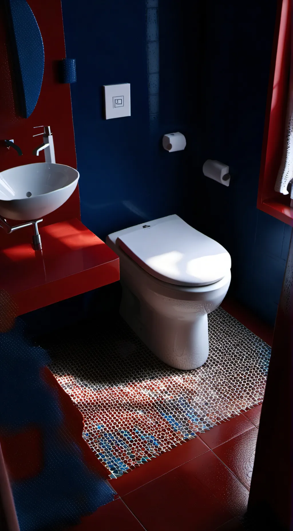 ai character: Sprunki toilet  background