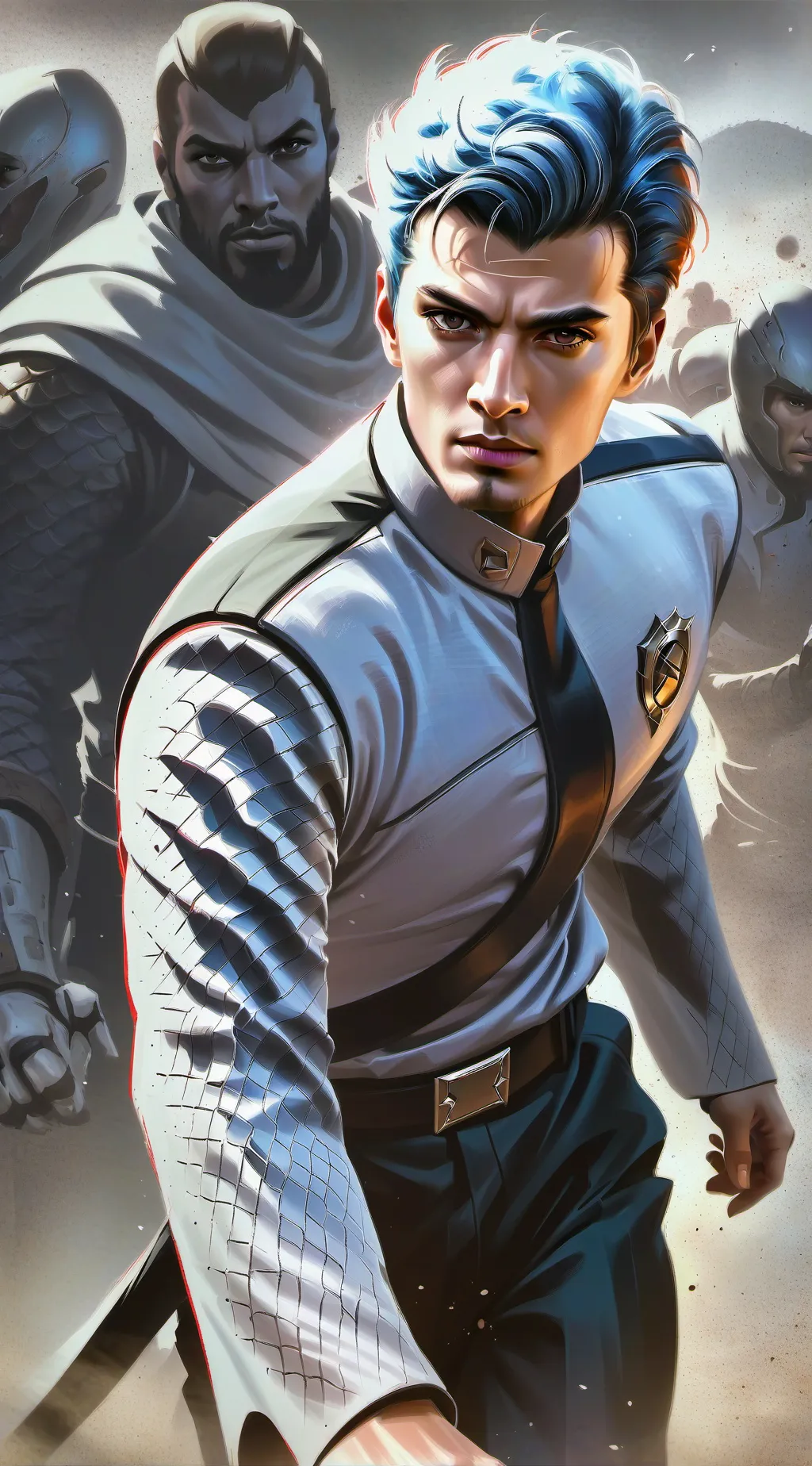 ai character: Дэн background