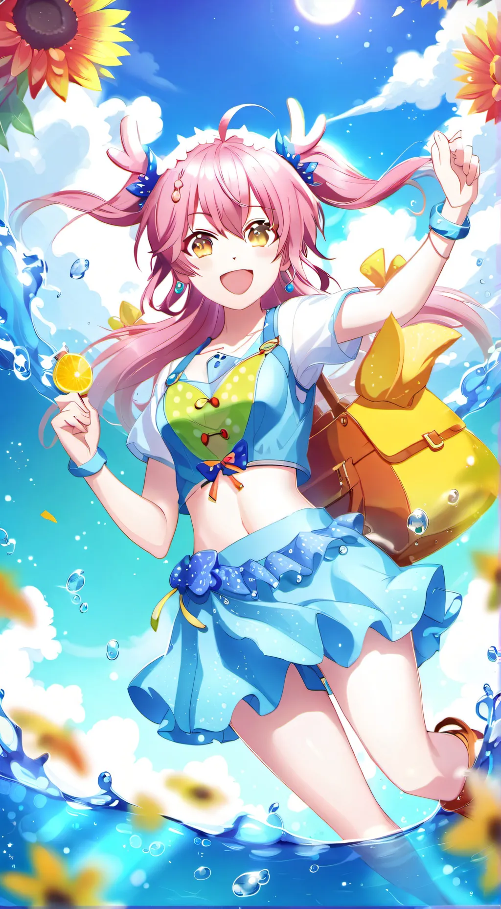 ai character: Kny Vacation  background