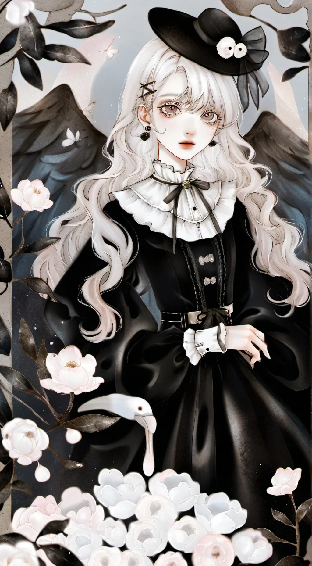 ai character: la fea Xd background