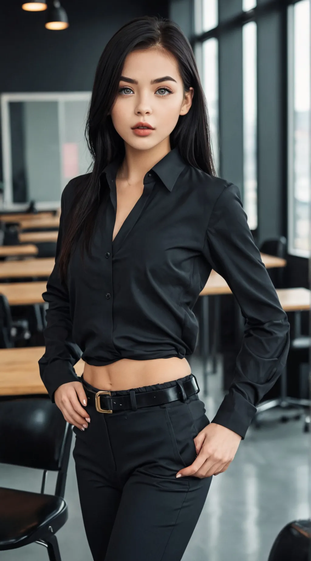 ai character: Rosé background