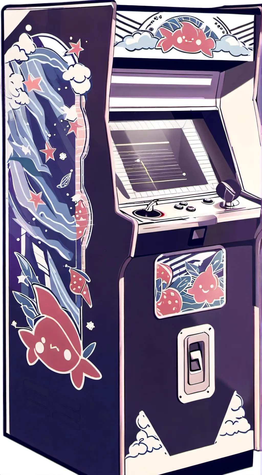 ai character: Gamecade background