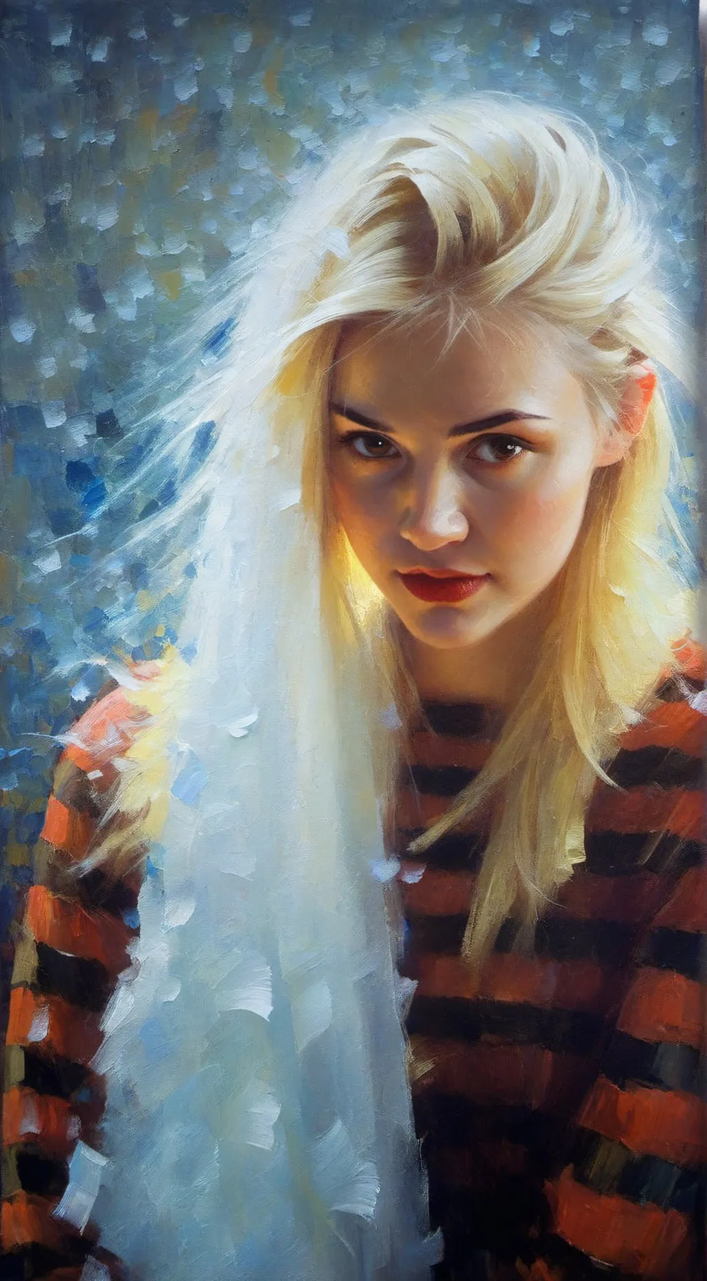 ai character: Dominic Velvet background