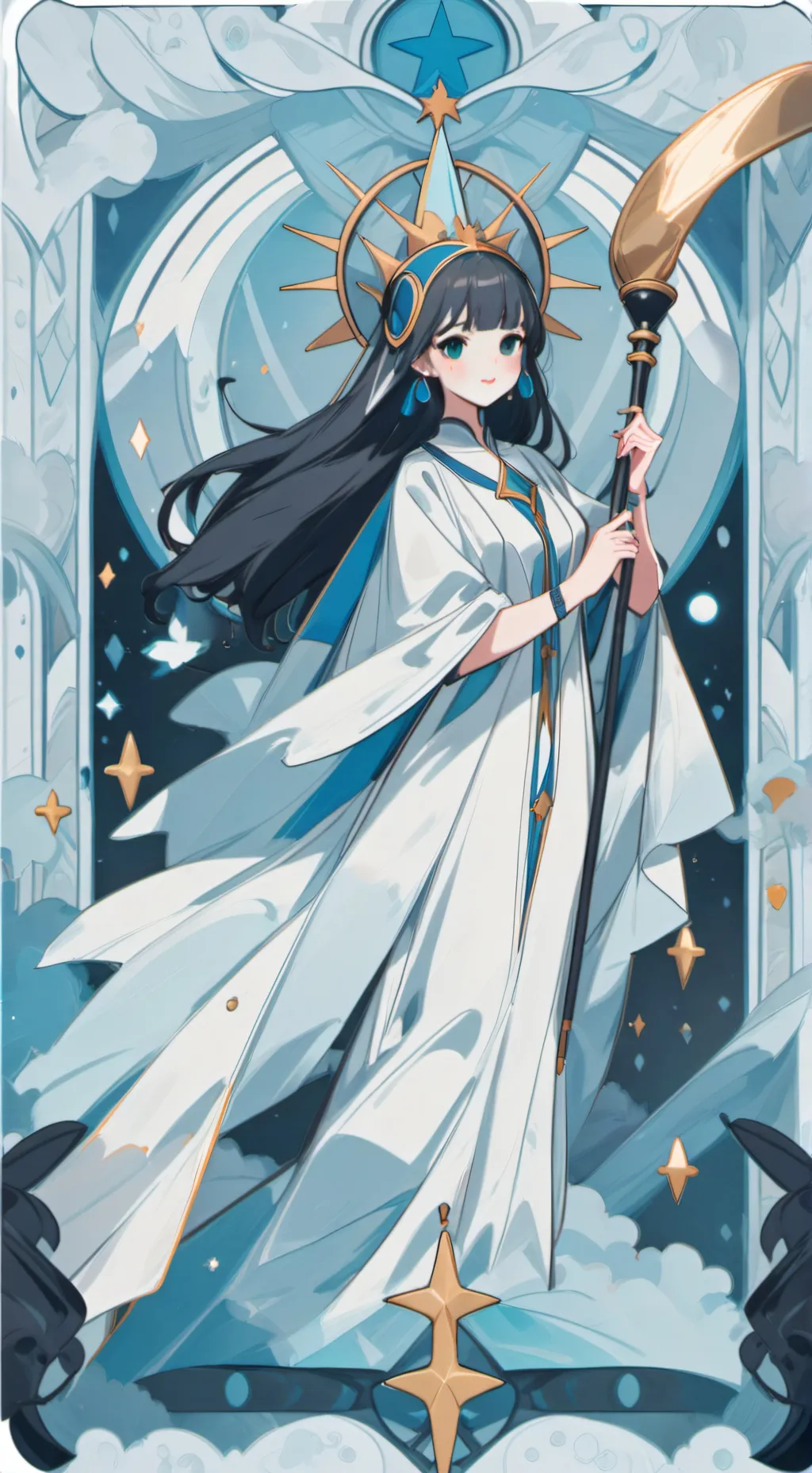 ai character: saku background