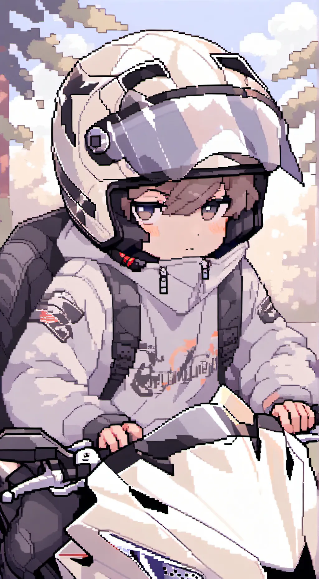 ai character: Ash  background