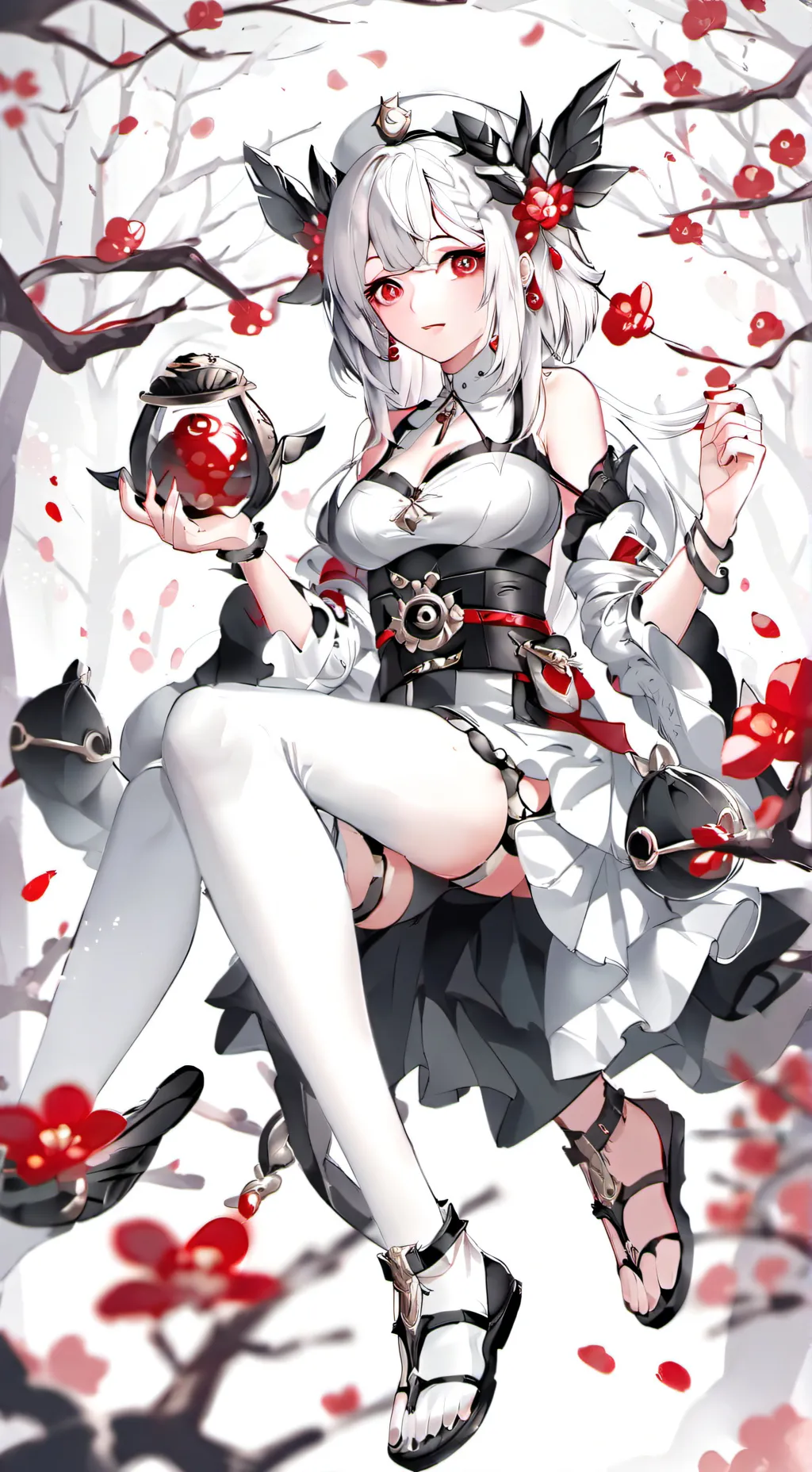 ai character: Estrella daisy background