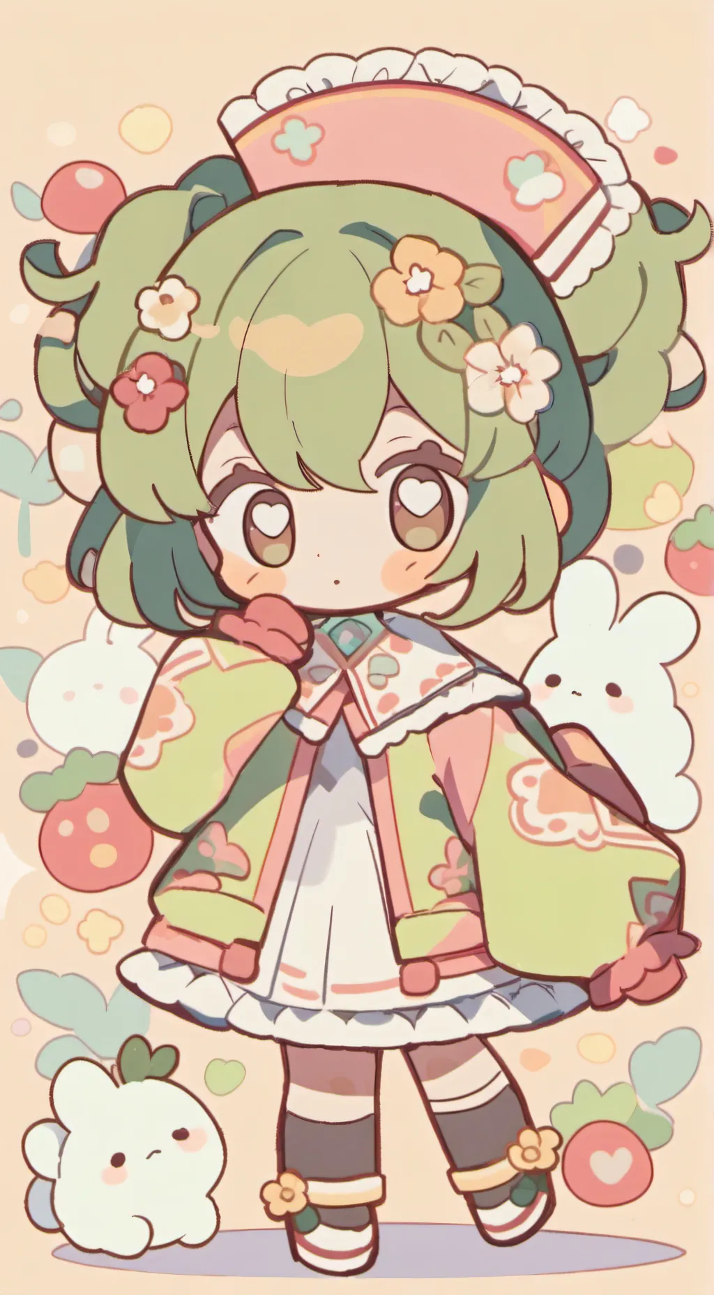 ai character: TWICE ☆ background