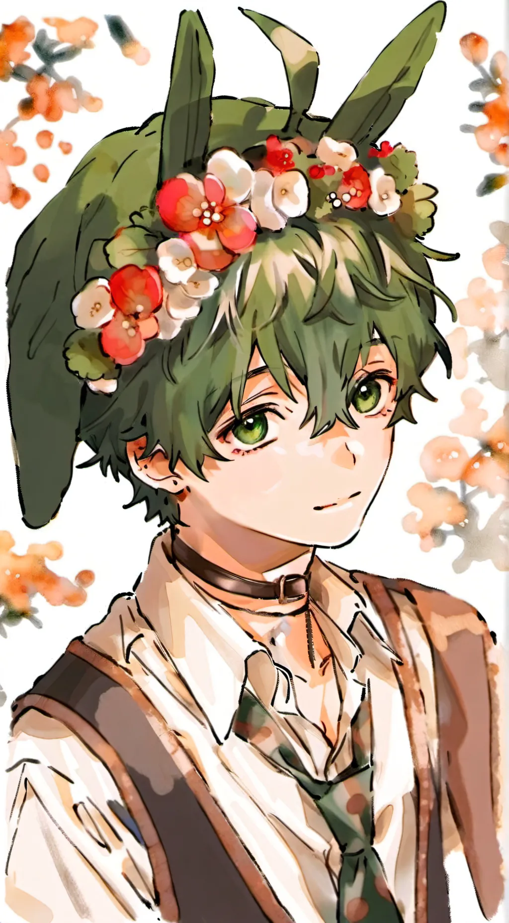 ai character: Bunny deku background
