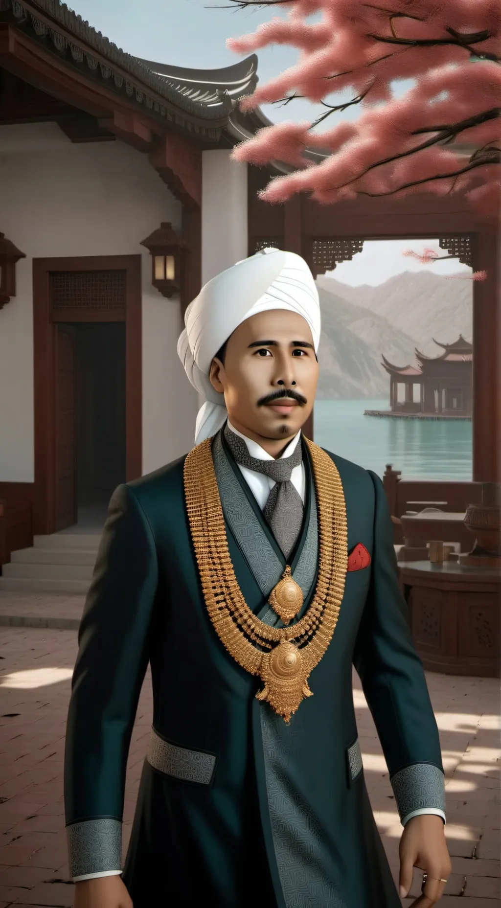 ai character: temple owner background