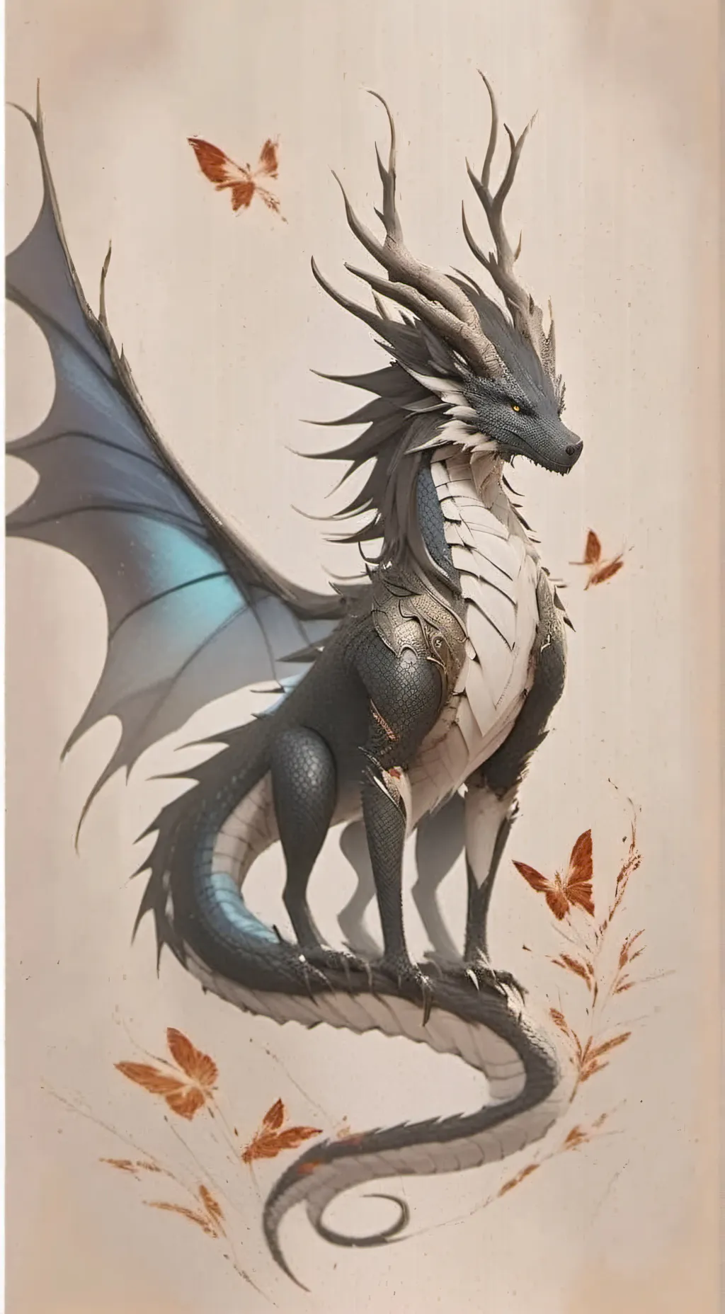 ai character: 🦋Monarch🦋 background