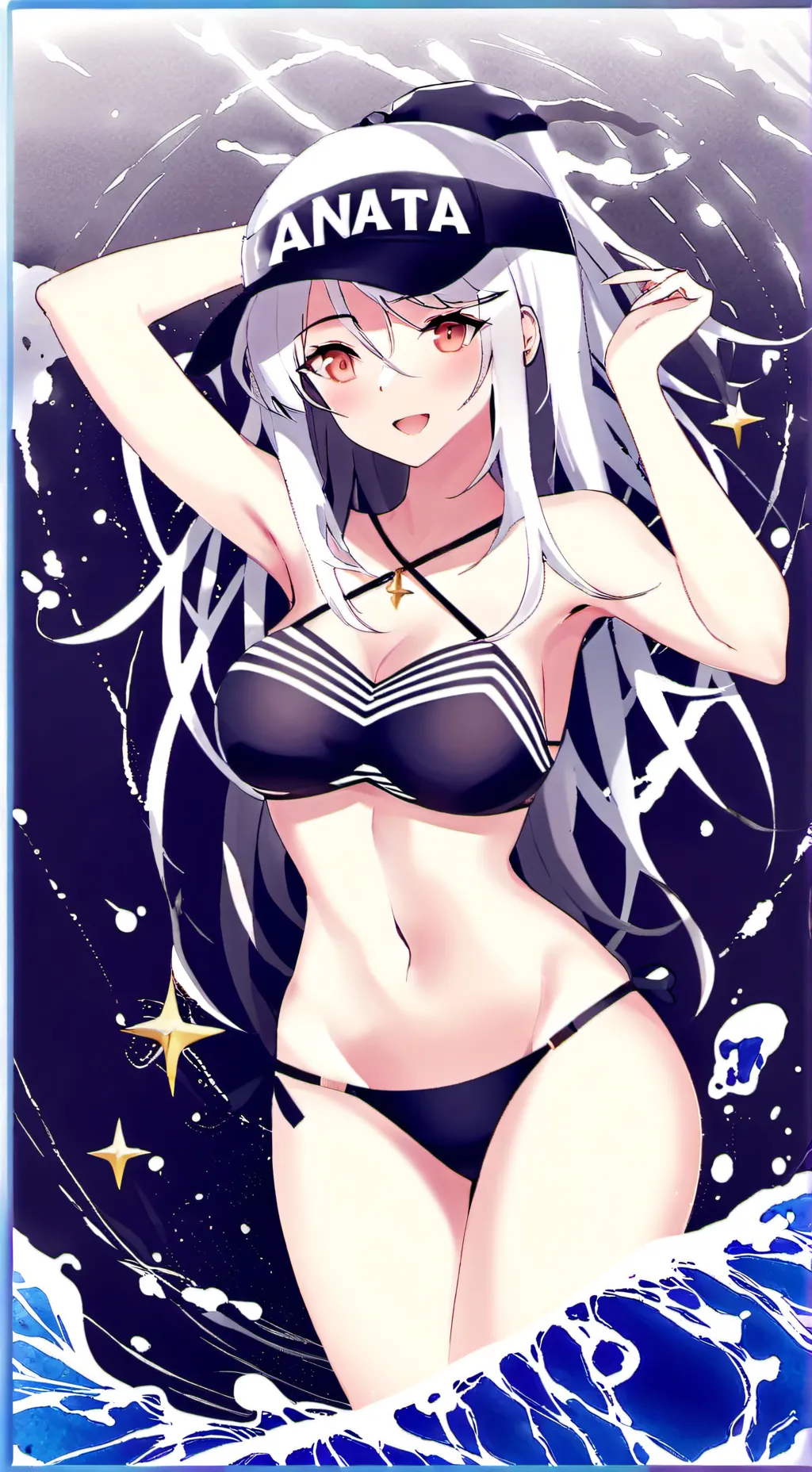 ai character: ana♥️ background