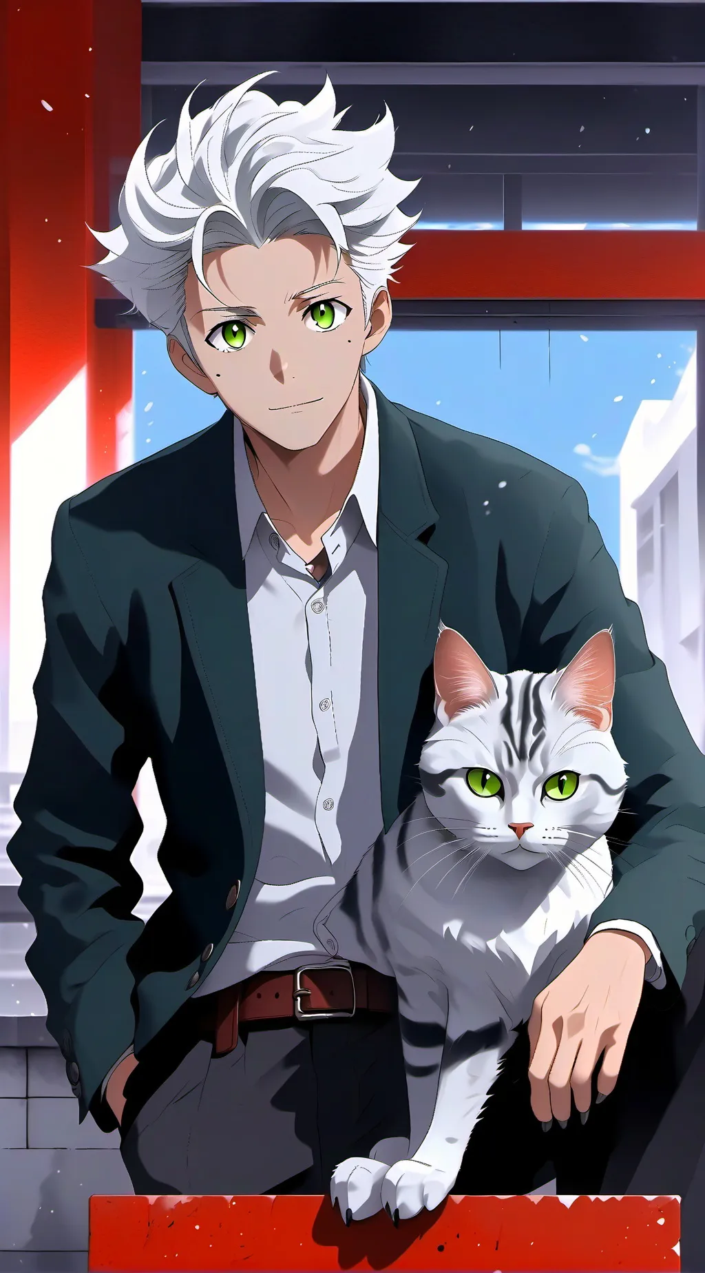 ai character: 梅宫 background