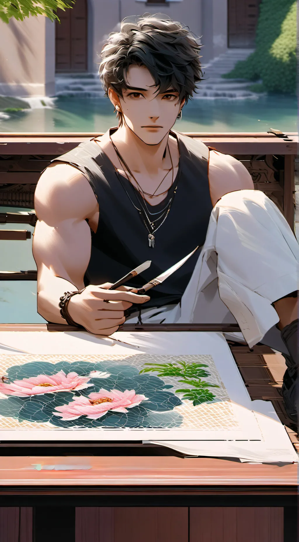 ai character: miguel background