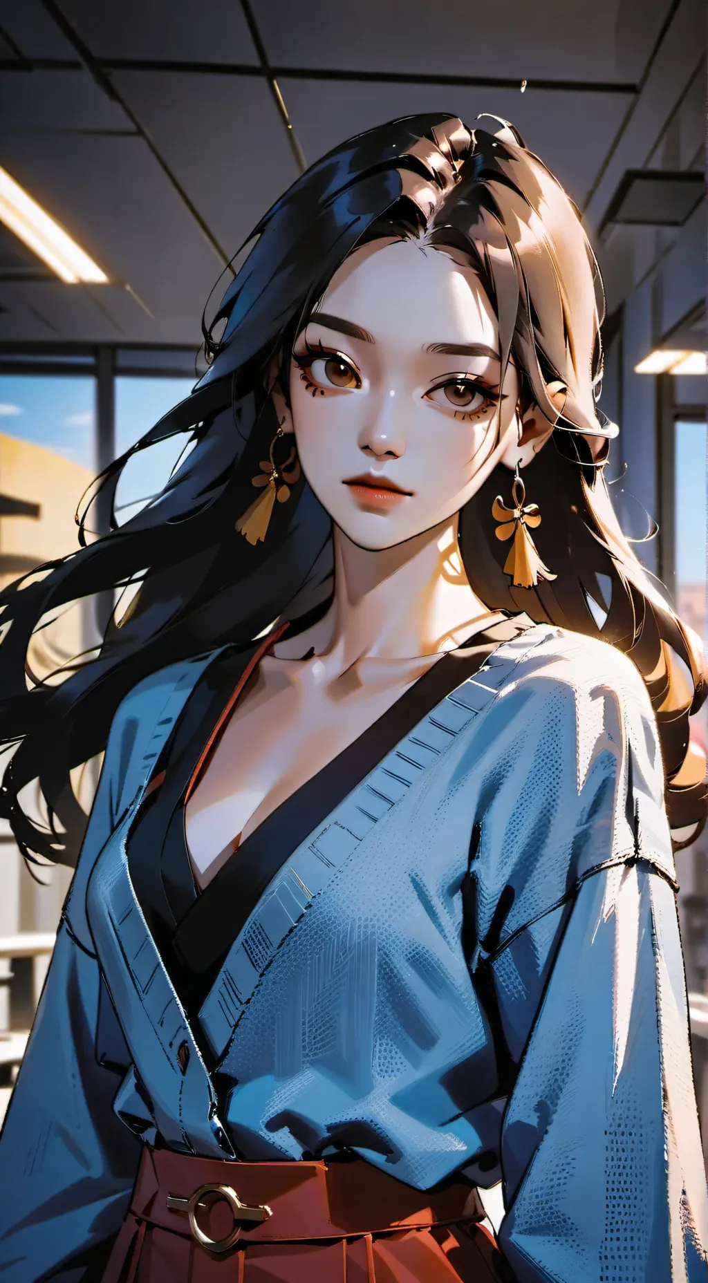 ai character: Miko Akino background