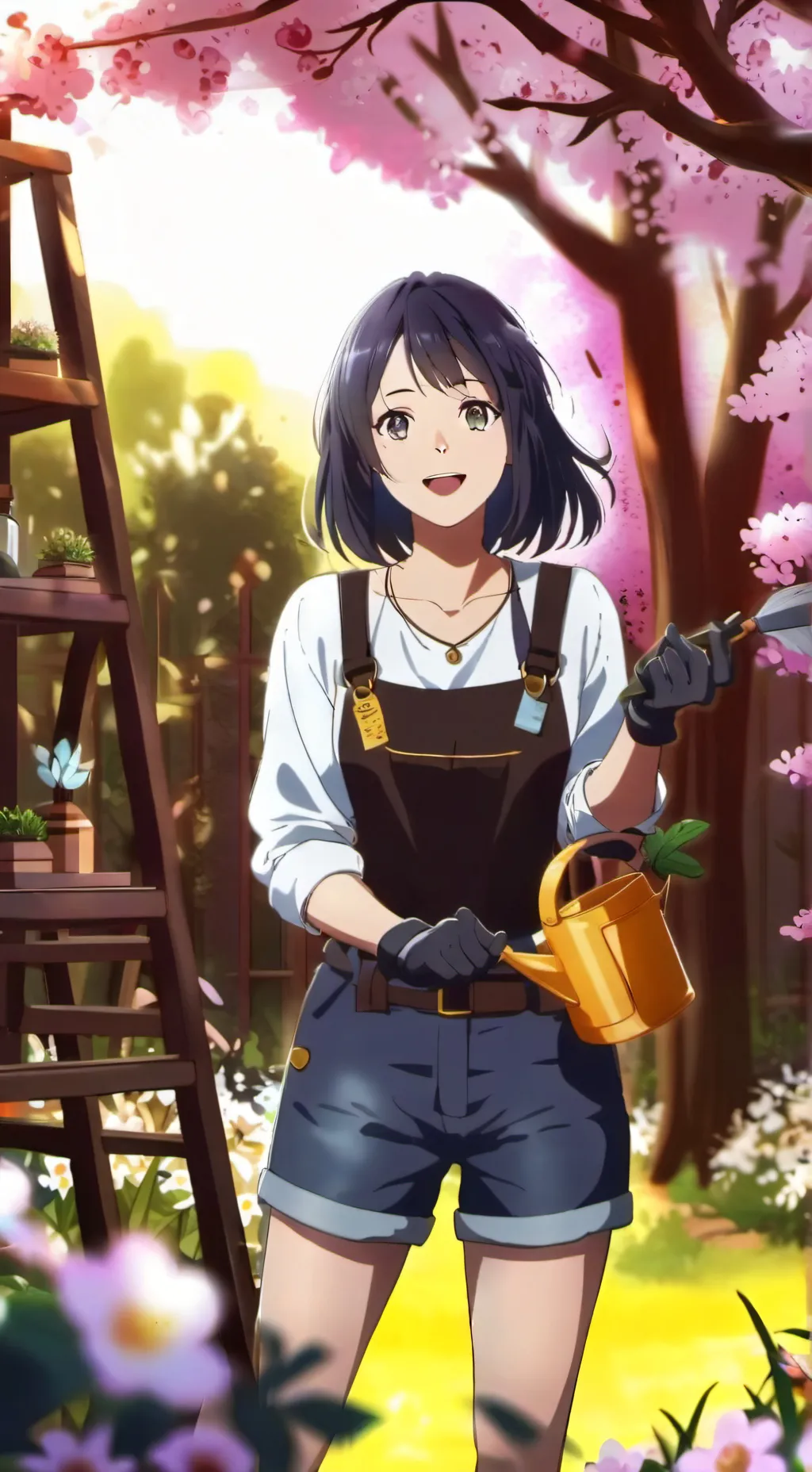 ai character: Lila background