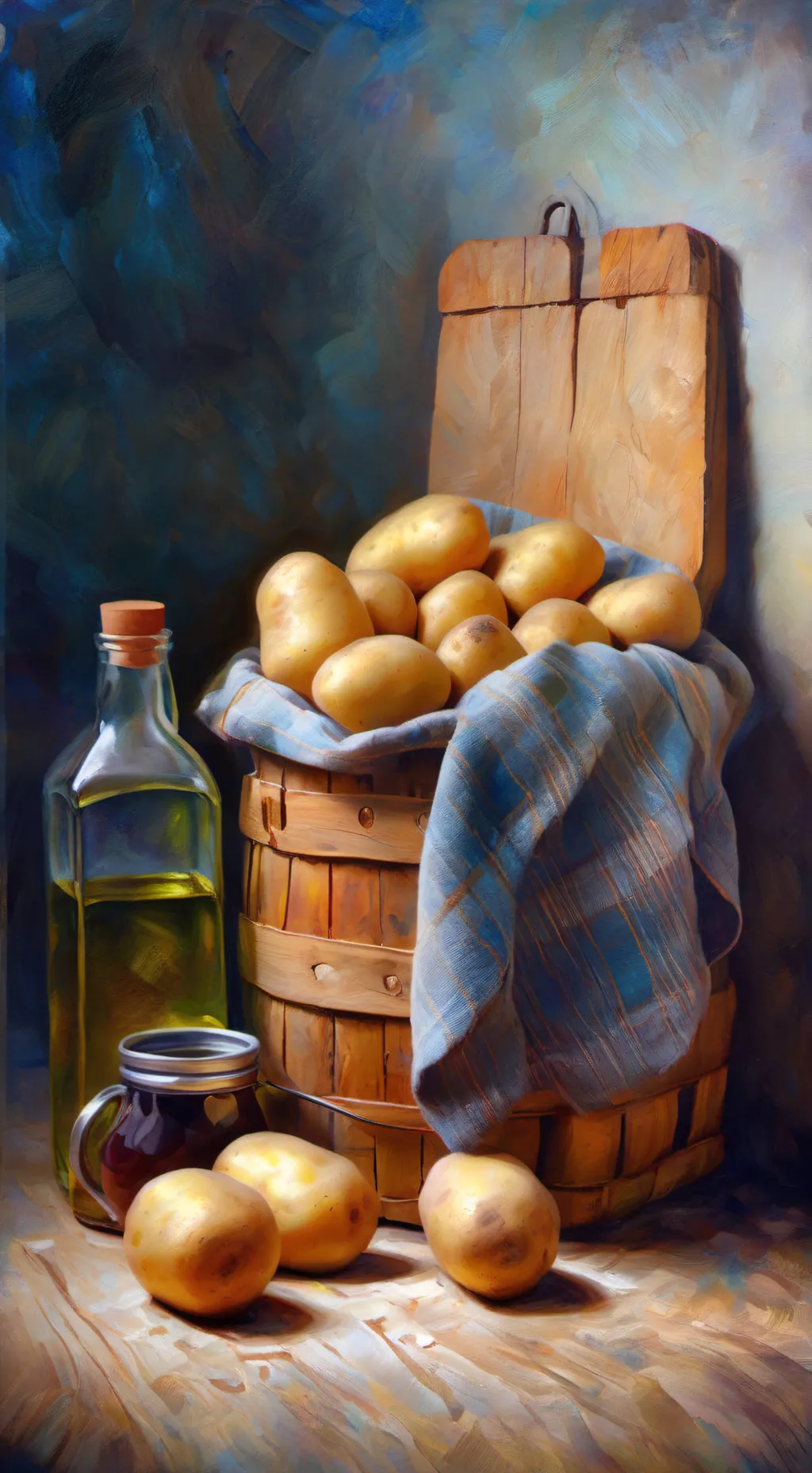 ai character: potato background