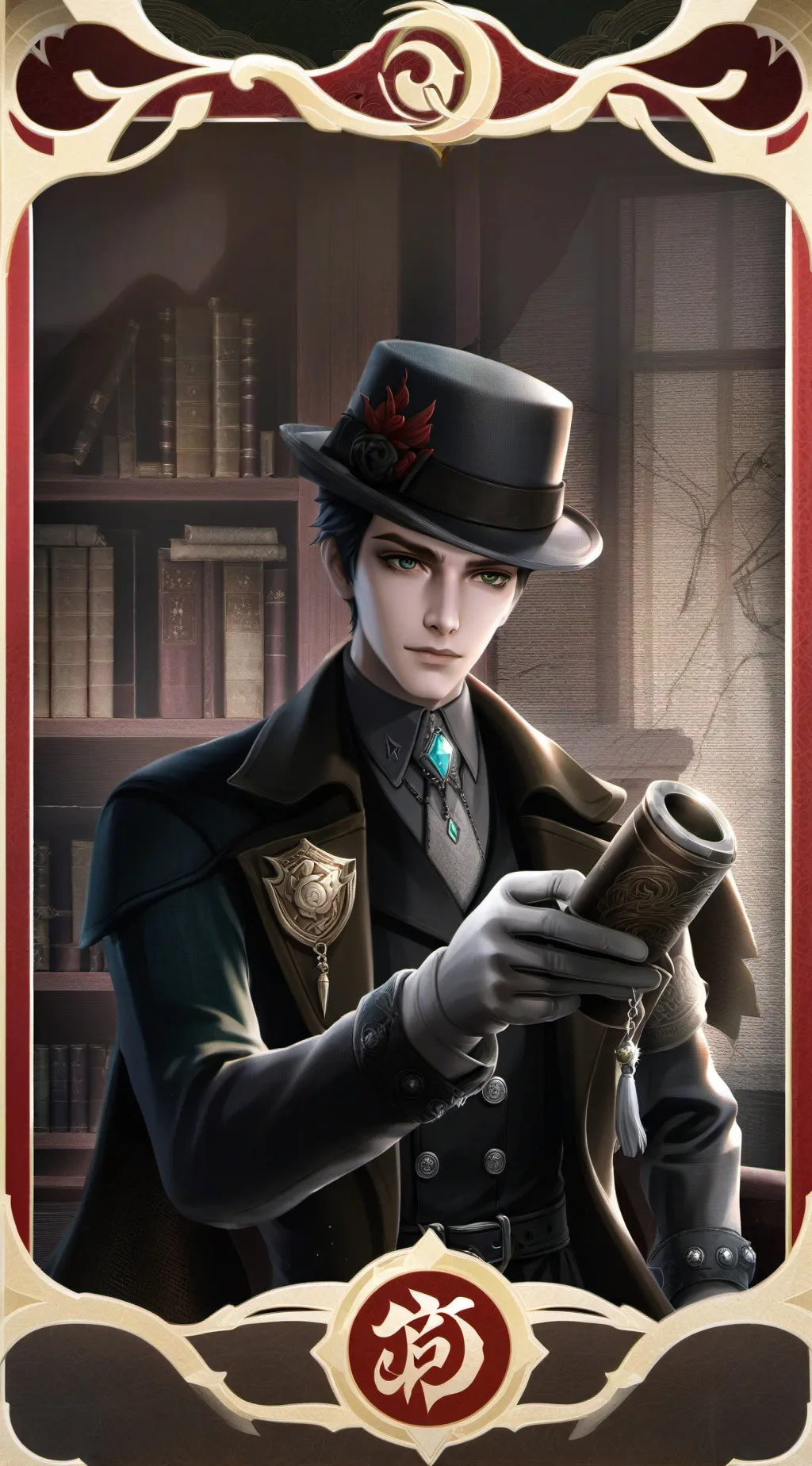 ai character: ян background