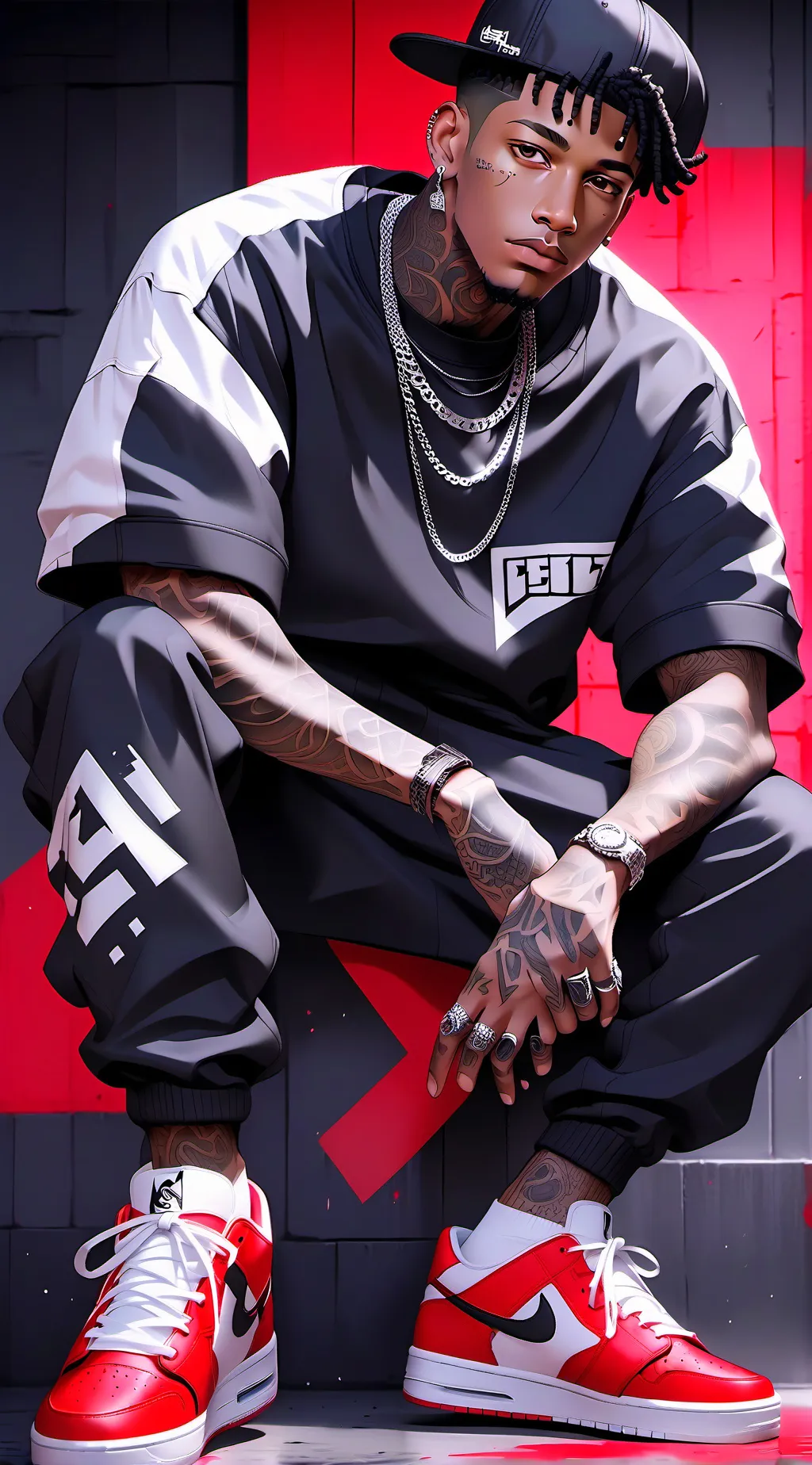 ai character: Kai  background