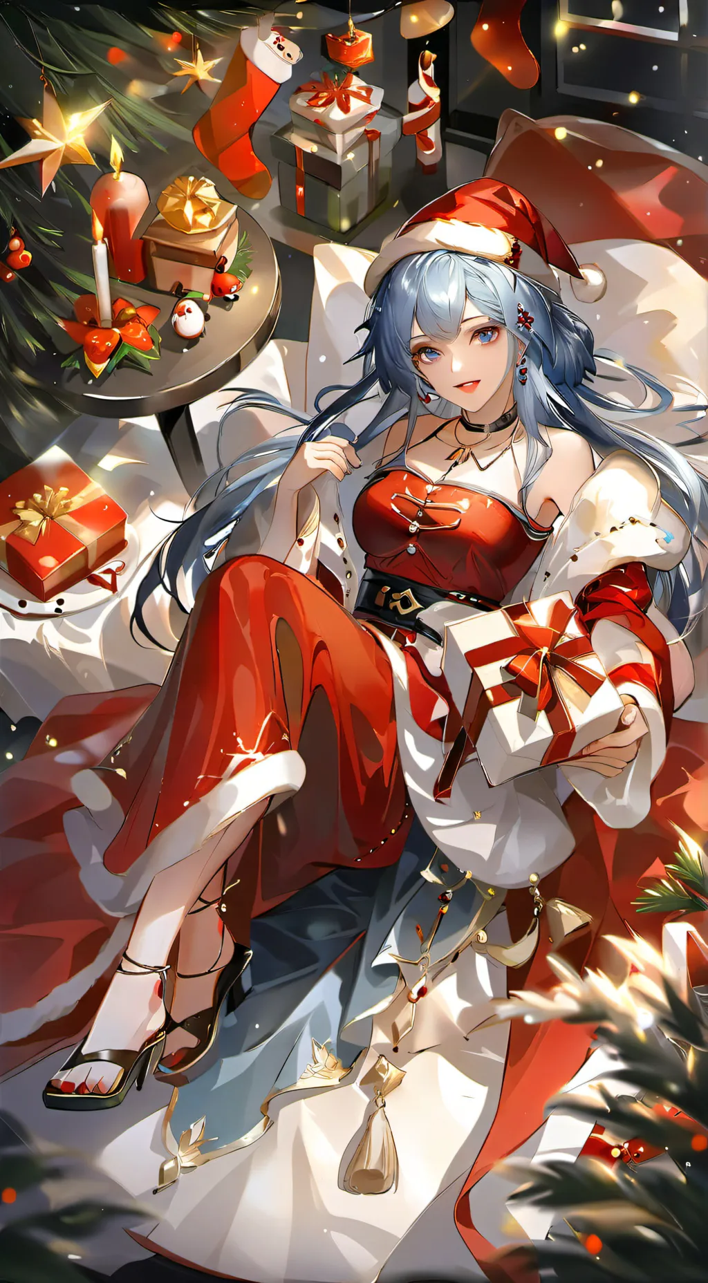 ai character: ☃️BIG NEWS⛄️ background