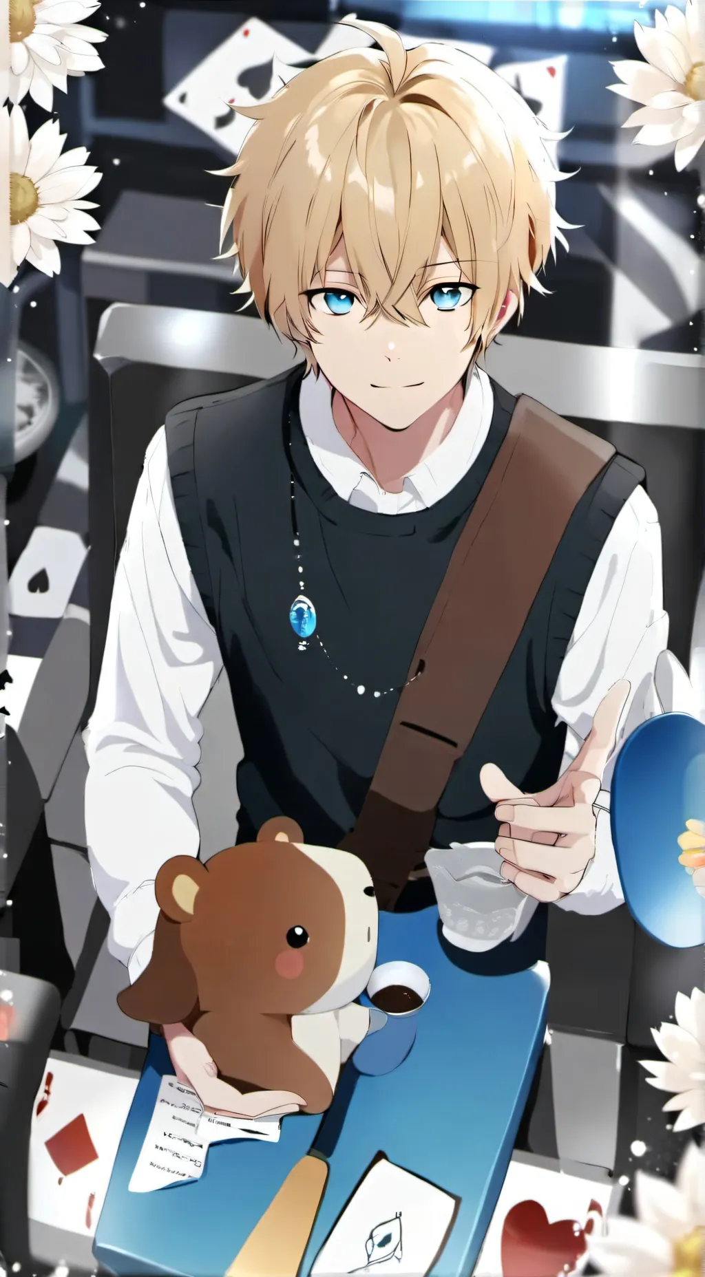 ai character: ♥️🫶🏻max♥️ background