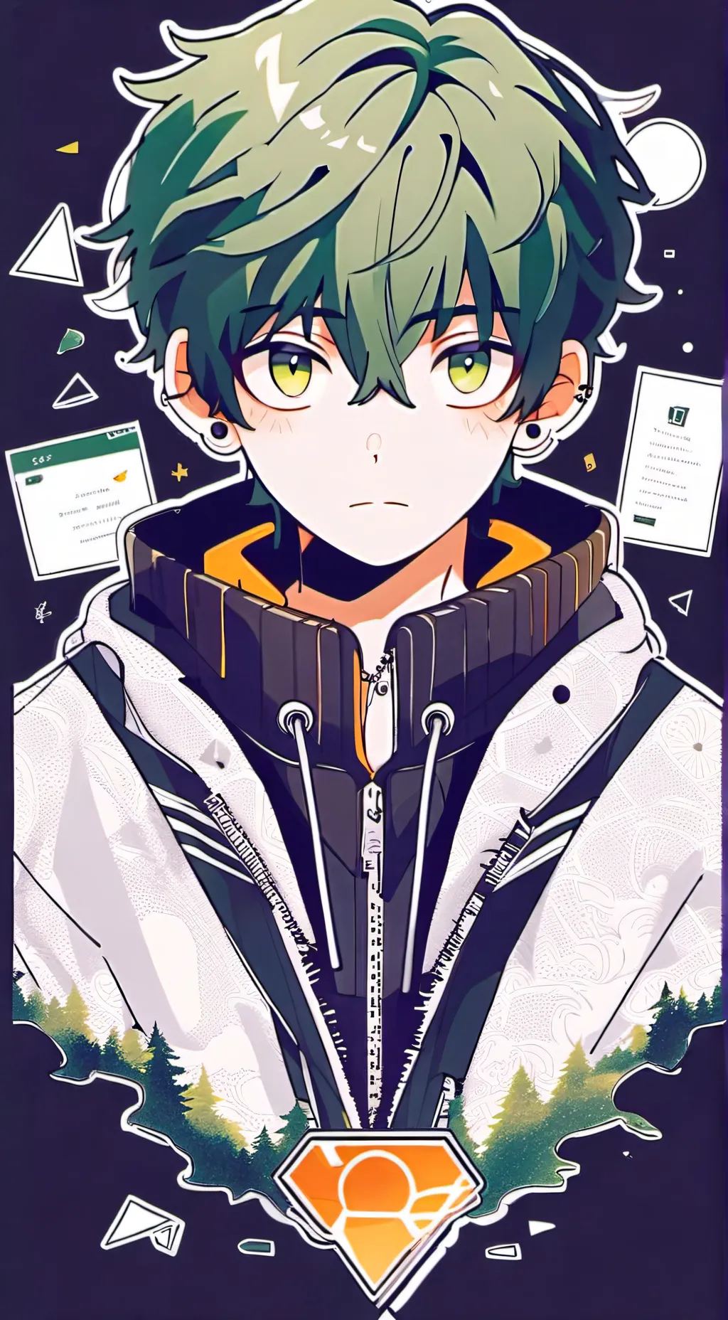 ai character: + . JACE background