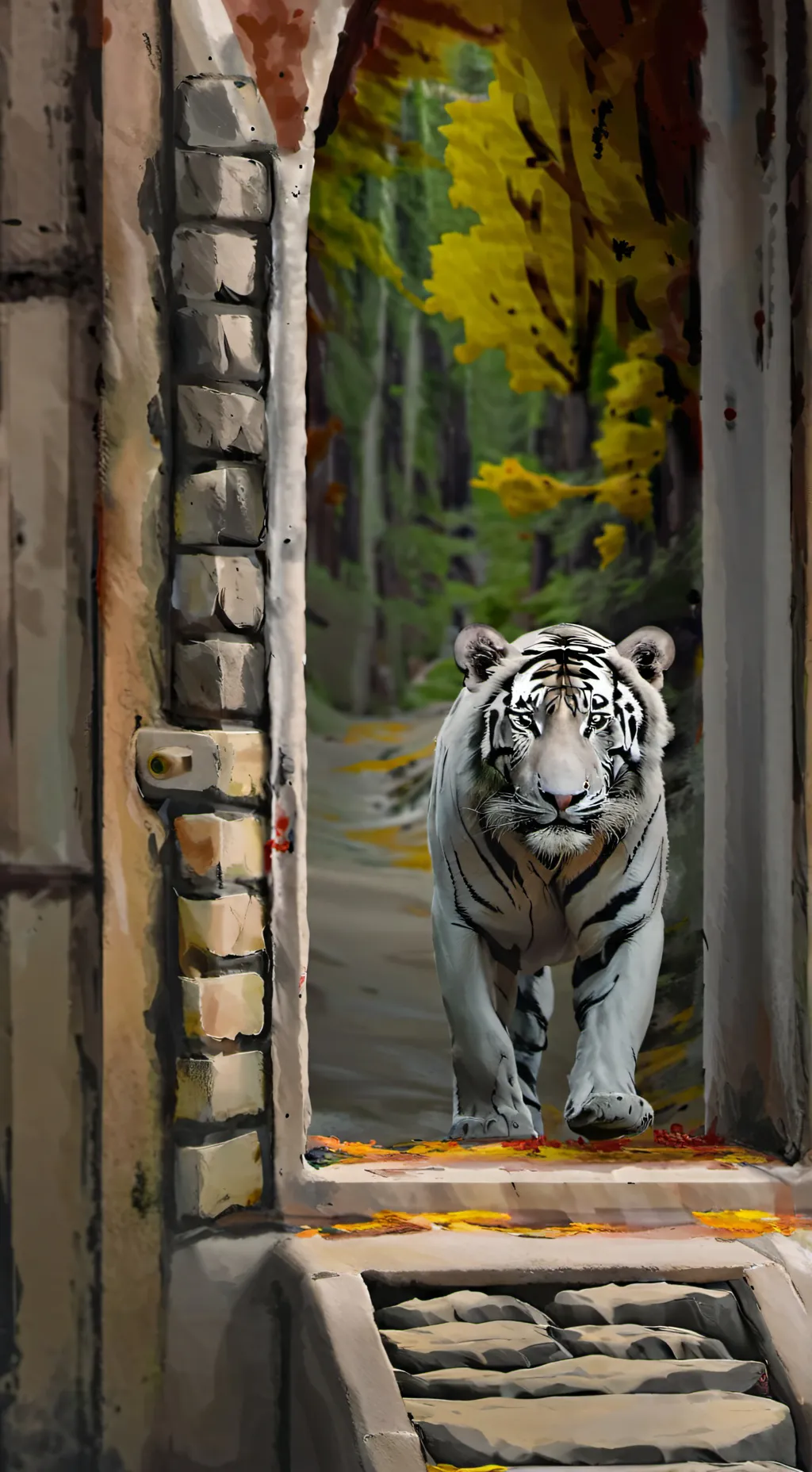 ai character: demon slayer  background